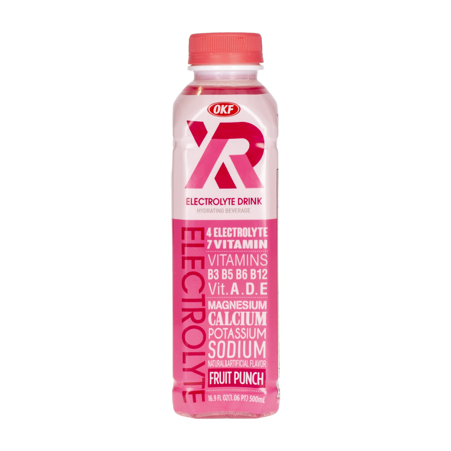 Bebida De Electrolitos Fruit Punch OKF 500 Ml
