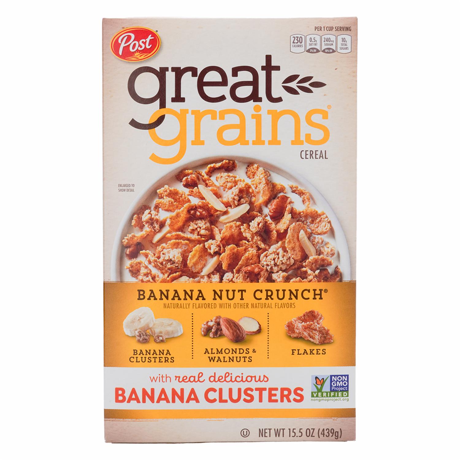 Cereal Crujiente Con Banana Y Nuez POST Caja