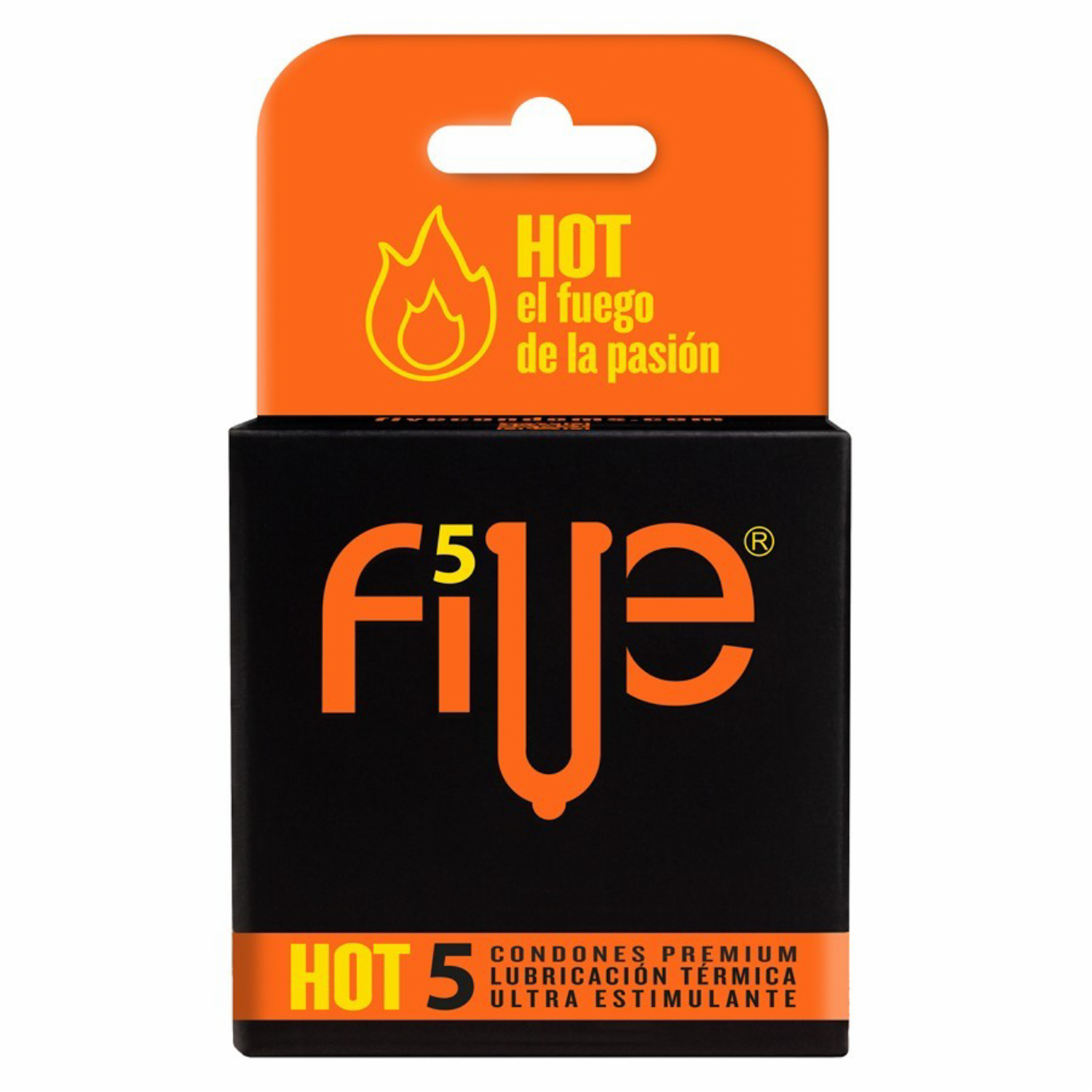 Preservativos Hot FIVE X 5 Uds