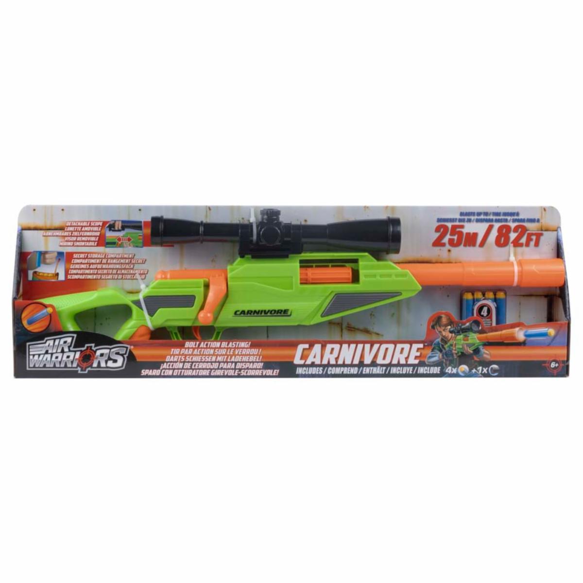 Pistola De Dardos BUZZ BEE TOYS Carnivora
