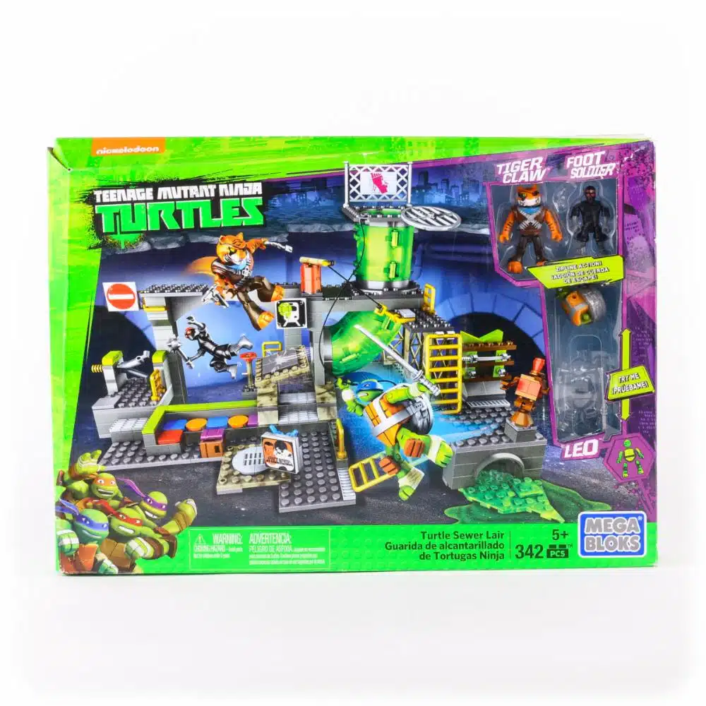 Mega Bloks Tortugas Ninja MEGA BLOKS Incluye 342 Piezas