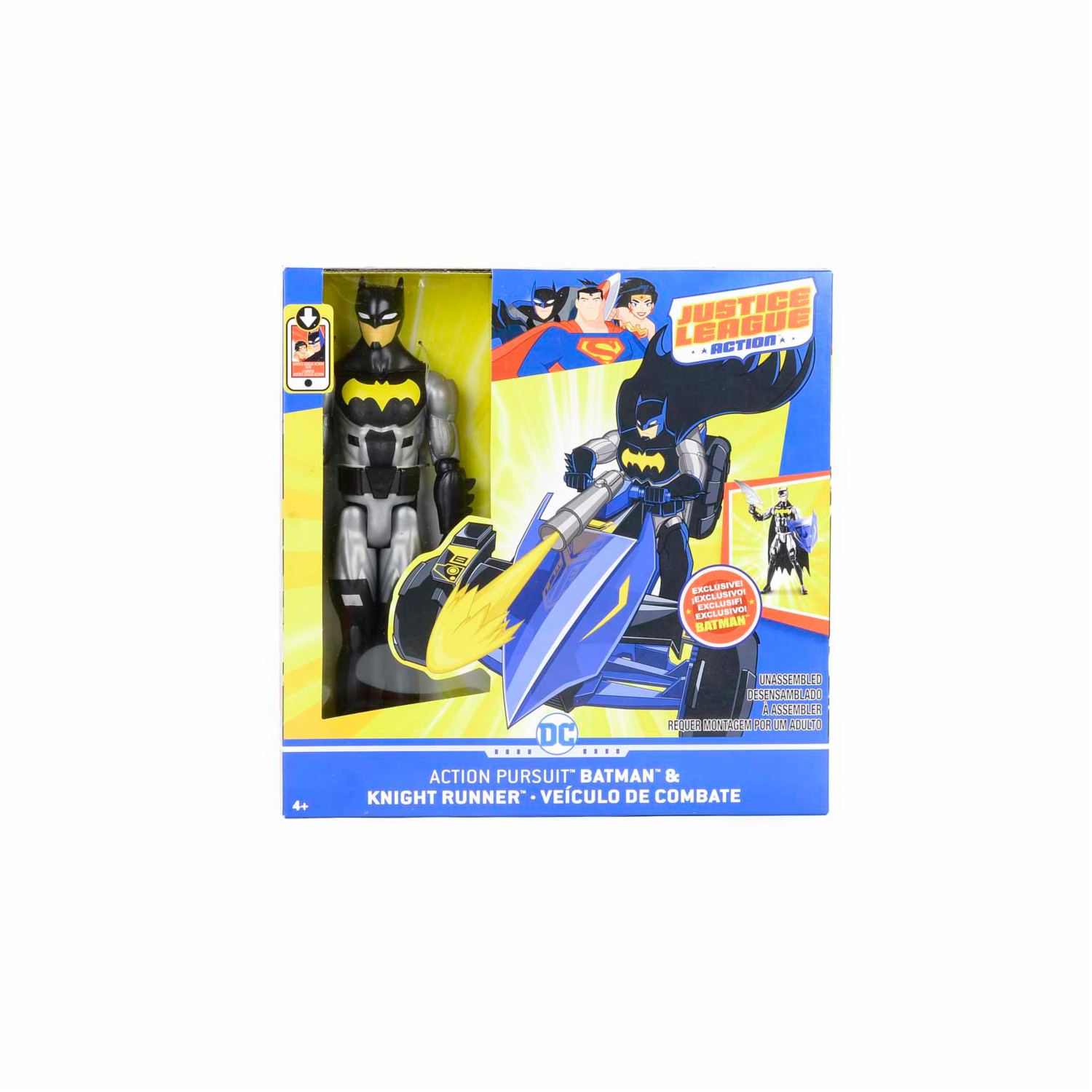 Figura Batman Y Batimoto MATTEL Transformable