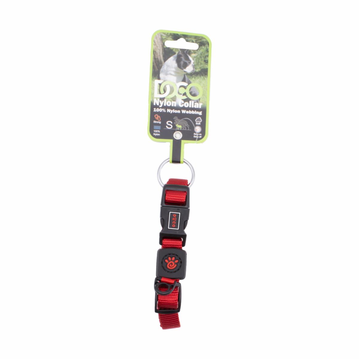 Collar Para Perros De Anillo Rojo DOCO Talla Pequeño