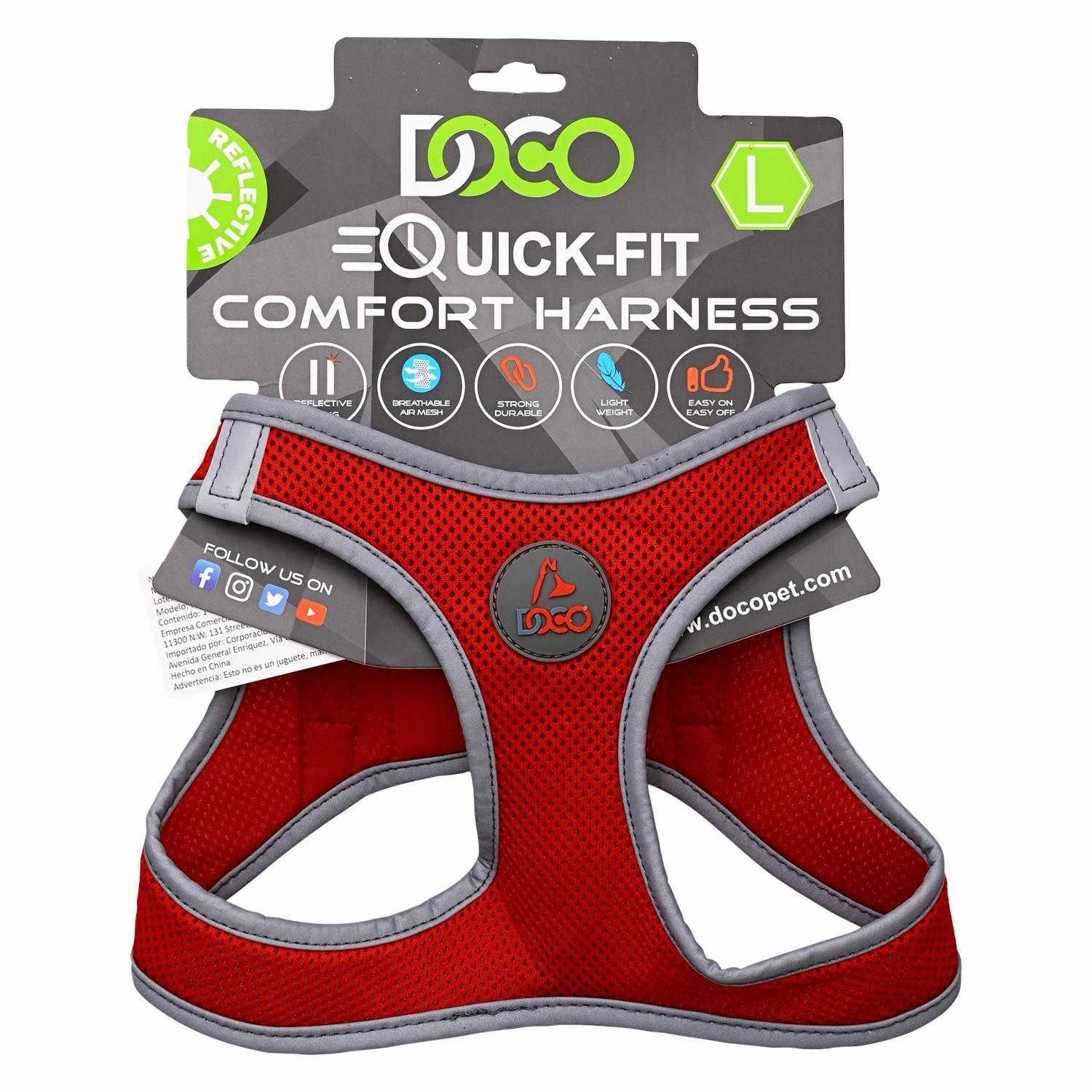 Pechera Atlética Quick Fit Rojo DOCO Deportiva
