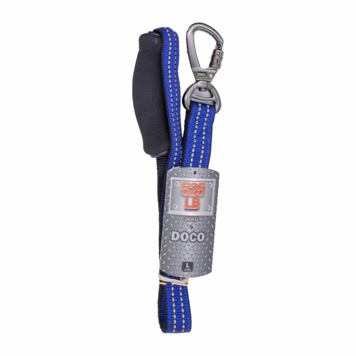 Correa Para Perro Mango Suave Color Azul DOCO Unidad
