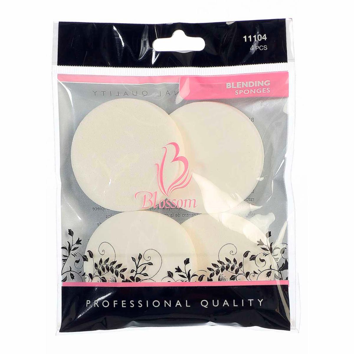 Esponja De Maquillaje Redondas BLOSSOM 4 Uds