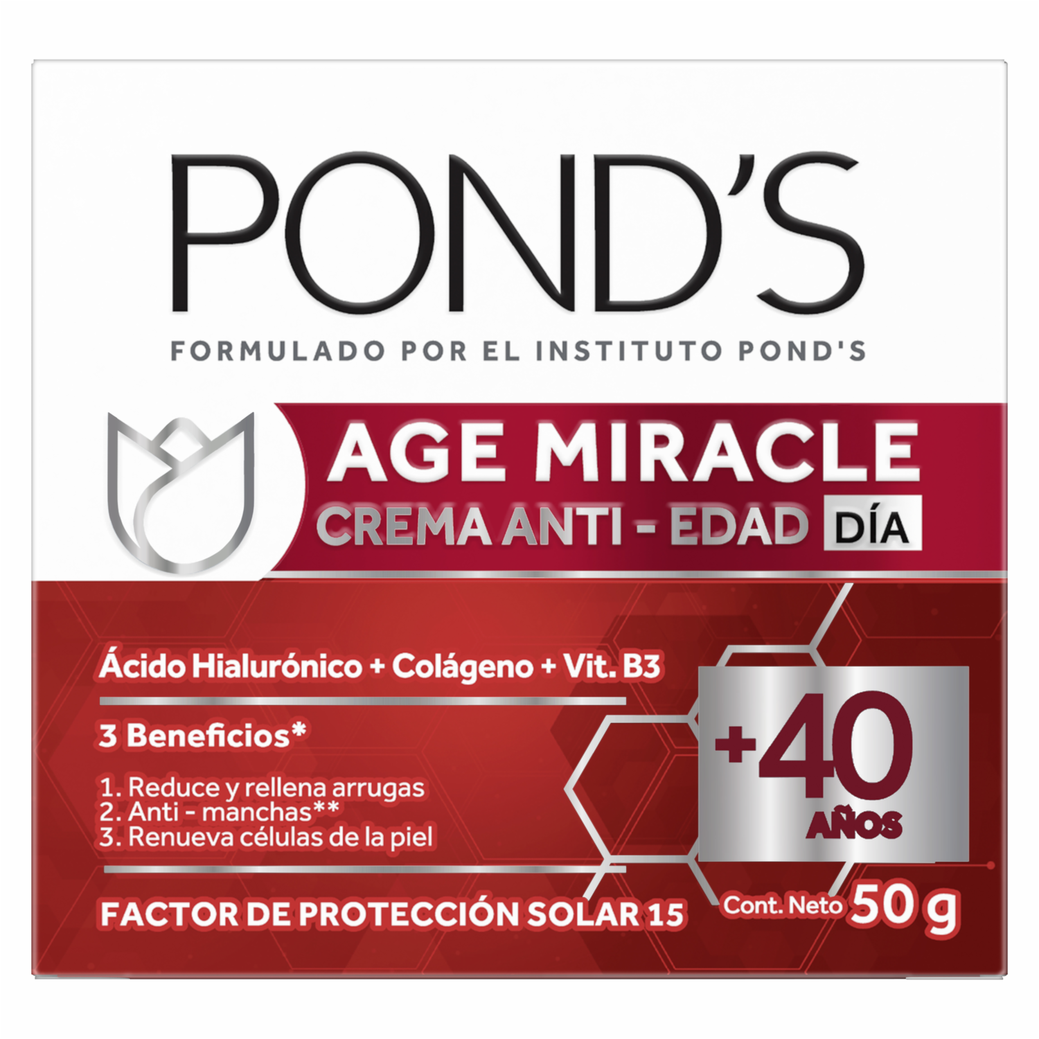 Crema Facial Age Miracle Day POND’S 50 Ml