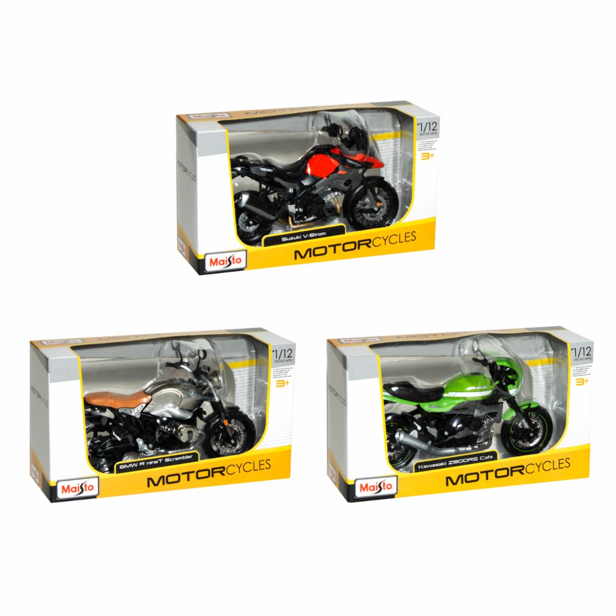 Motocicleta Escala 1:12 MAISTO Modelos Surtidos