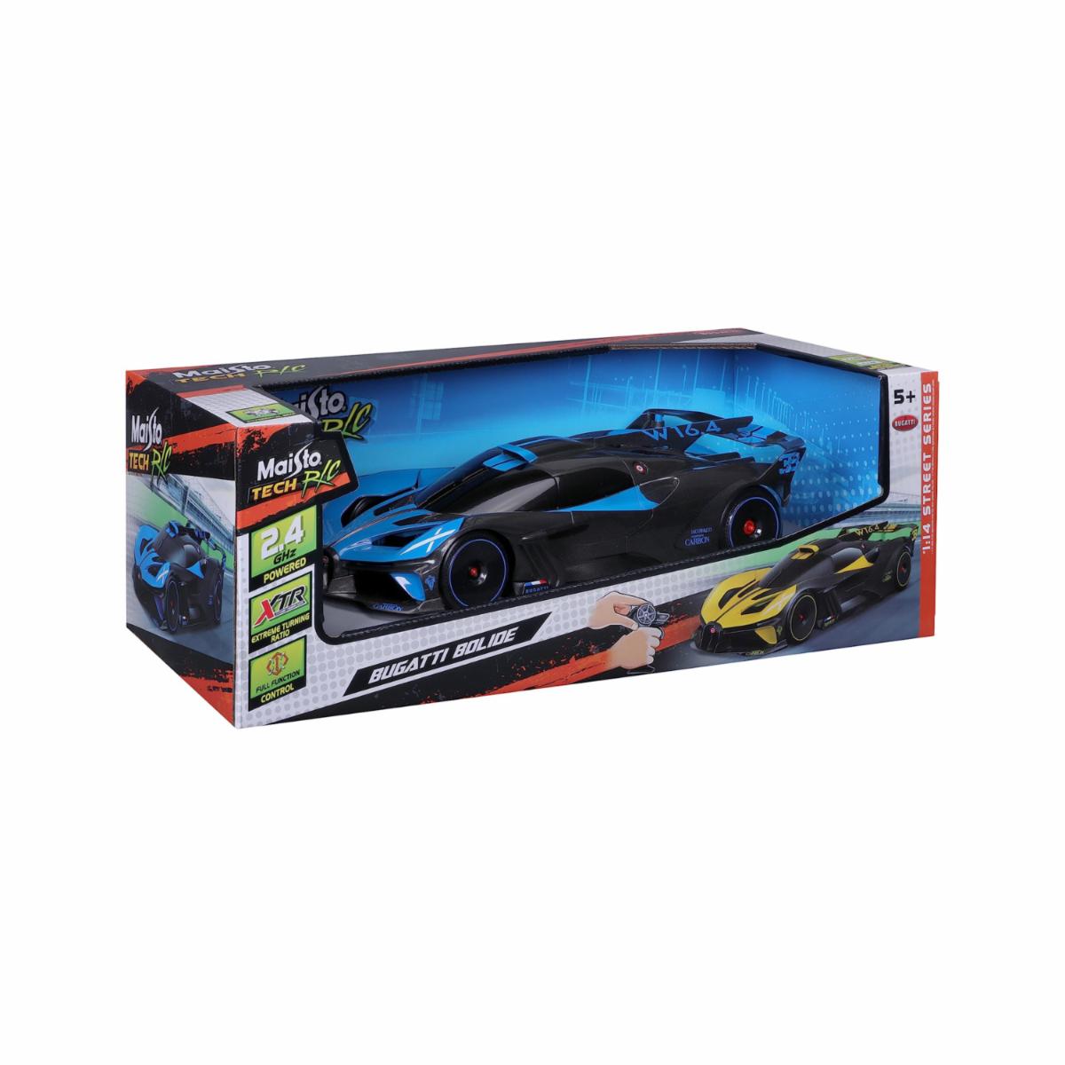Vehículo R/C 1:14 Bugatti Bolide MAISTO Usa Pilas AAA x 2 Y AA x 6