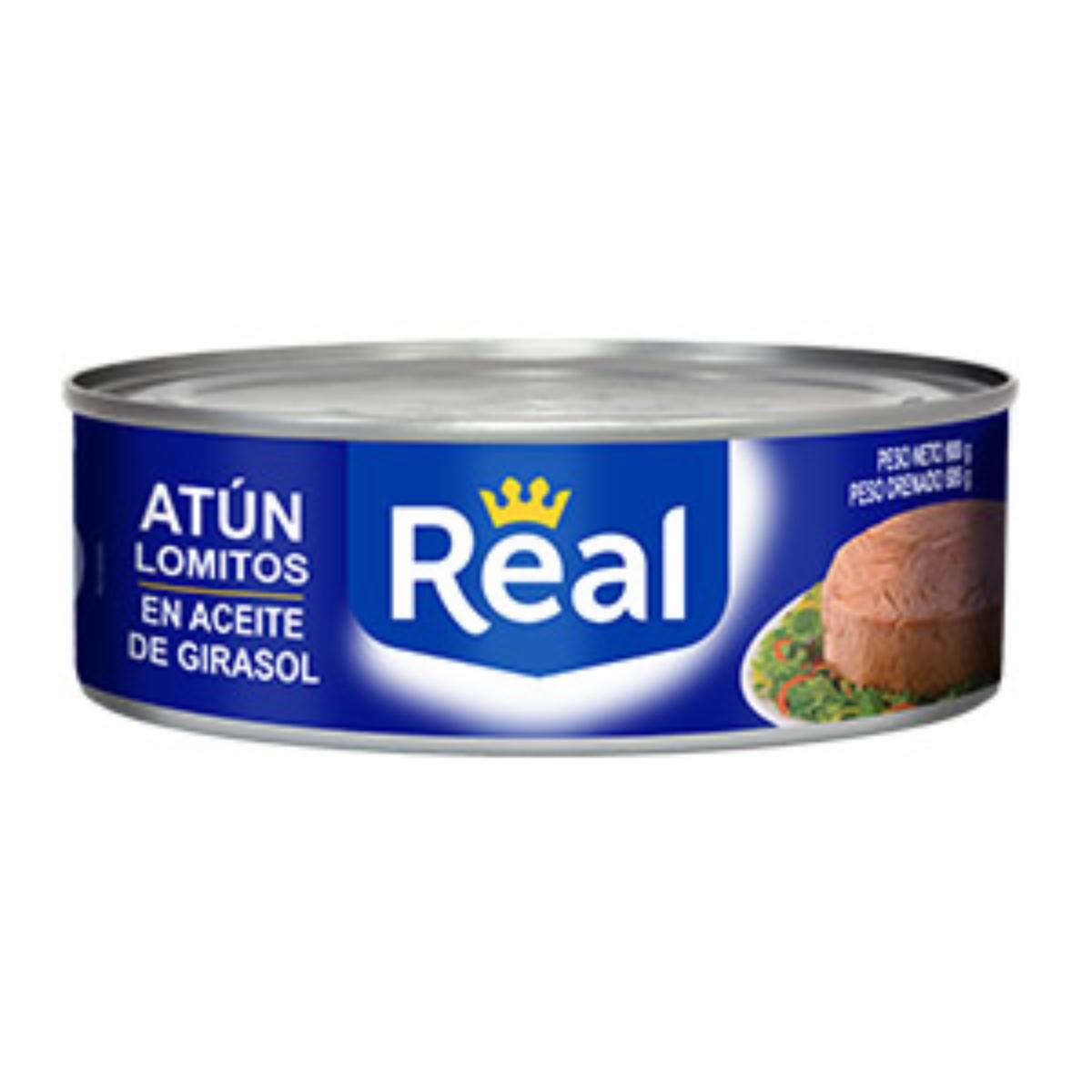 Atún Lomitos En Aceite De Girasol REAL 950 G