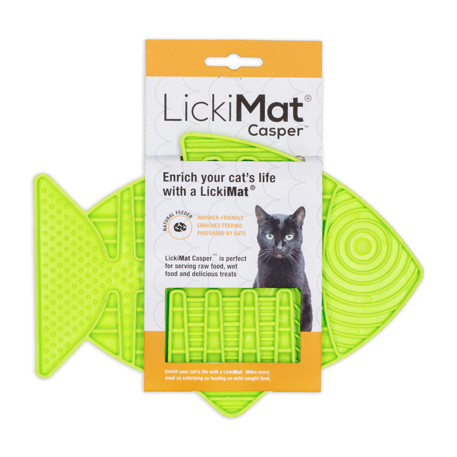 Tapete De Mascota Para Untar Comida Color Verde LICKIMAT Mediano