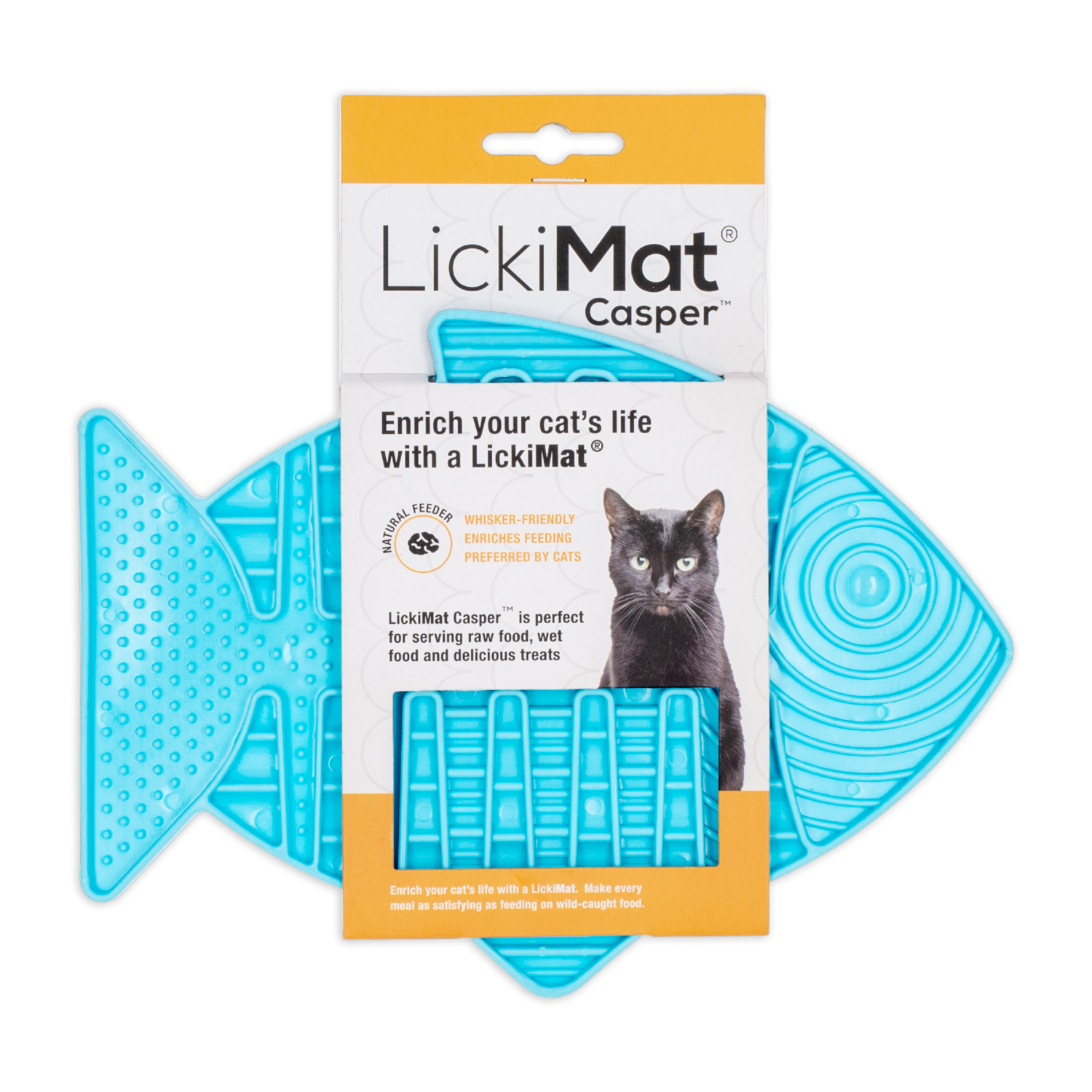 Tapete De Mascota Para Untar Comida Color Turquesa LICKIMAT Mediano