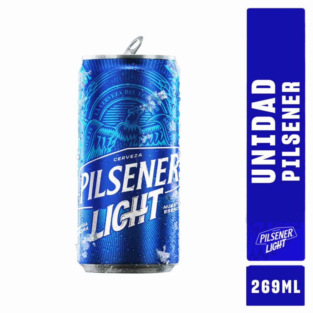 Cerveza En Lata Pilsener Light 269 Ml