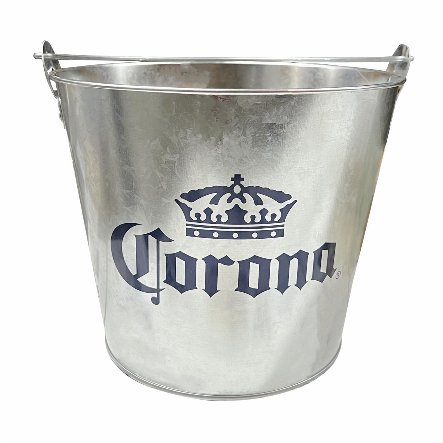 Hielera Bucket Promocional CORONA Metálico