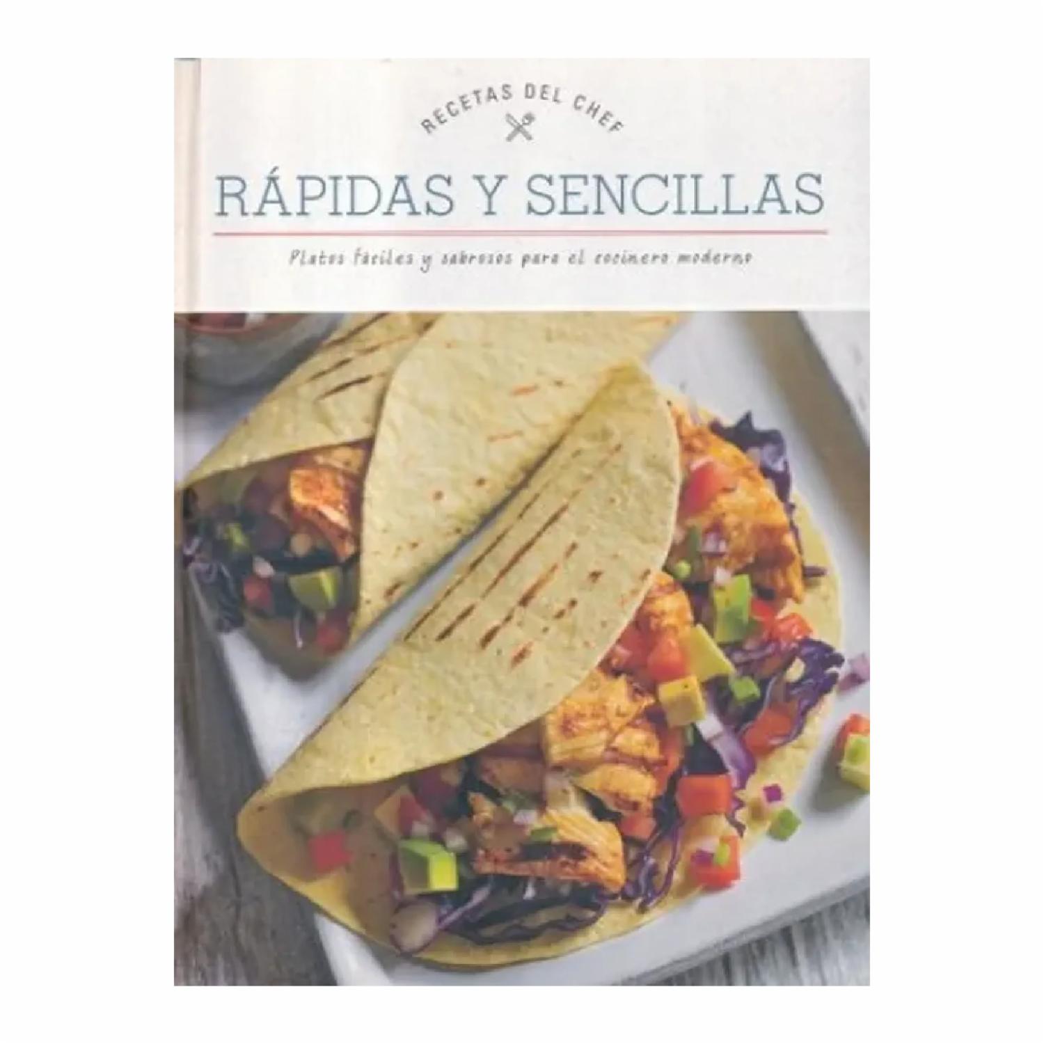 Libro Recetas Del Chef Rápidas Y Sencillas PARRAGON 188 Páginas