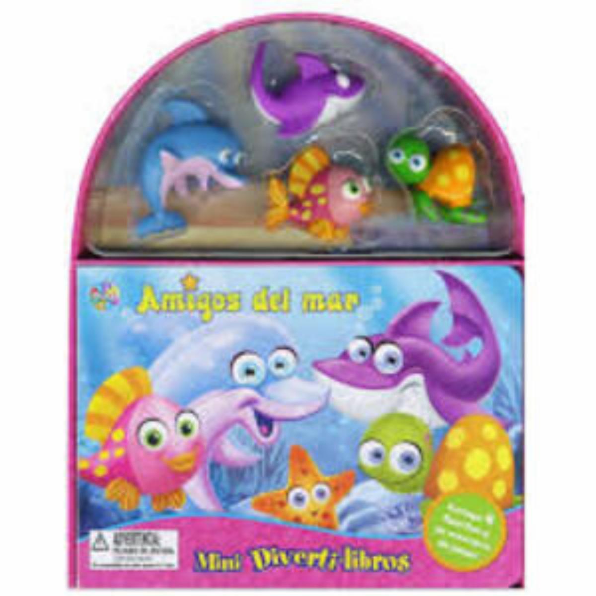 Mini Diverti Libro Amigos Del Mar PHIDAL 10 Páginas