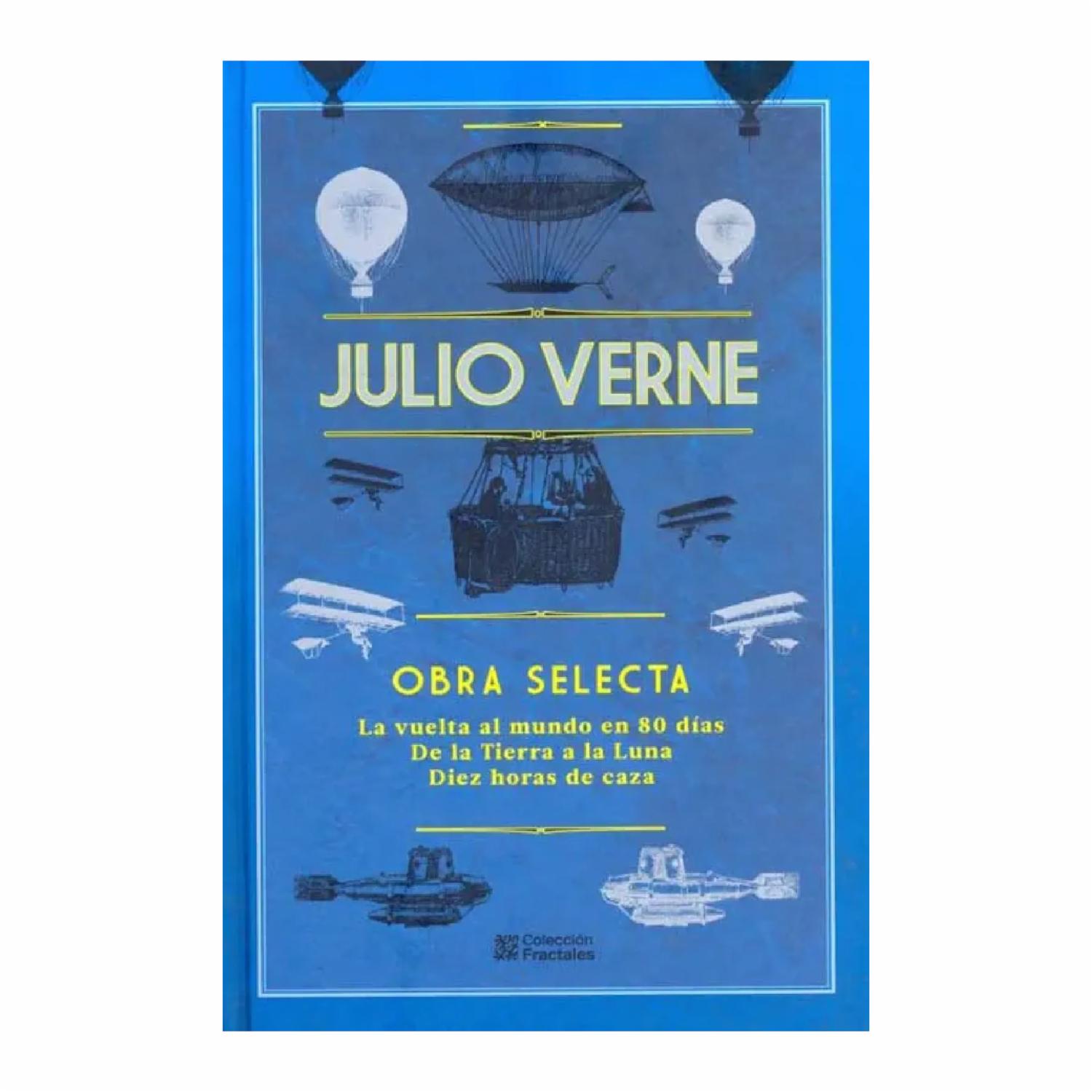 Vuelta Al Mundo  De La Tierra  Diez Horas Julio Verne MIRLO 511 Páginas
