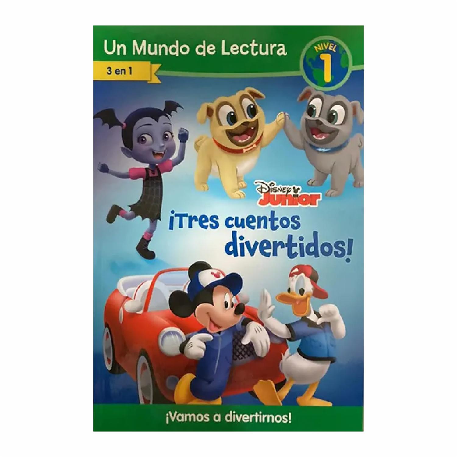 Libro Disney Jr Tres Cuentos Divertidos ALTEA 96 Páginas