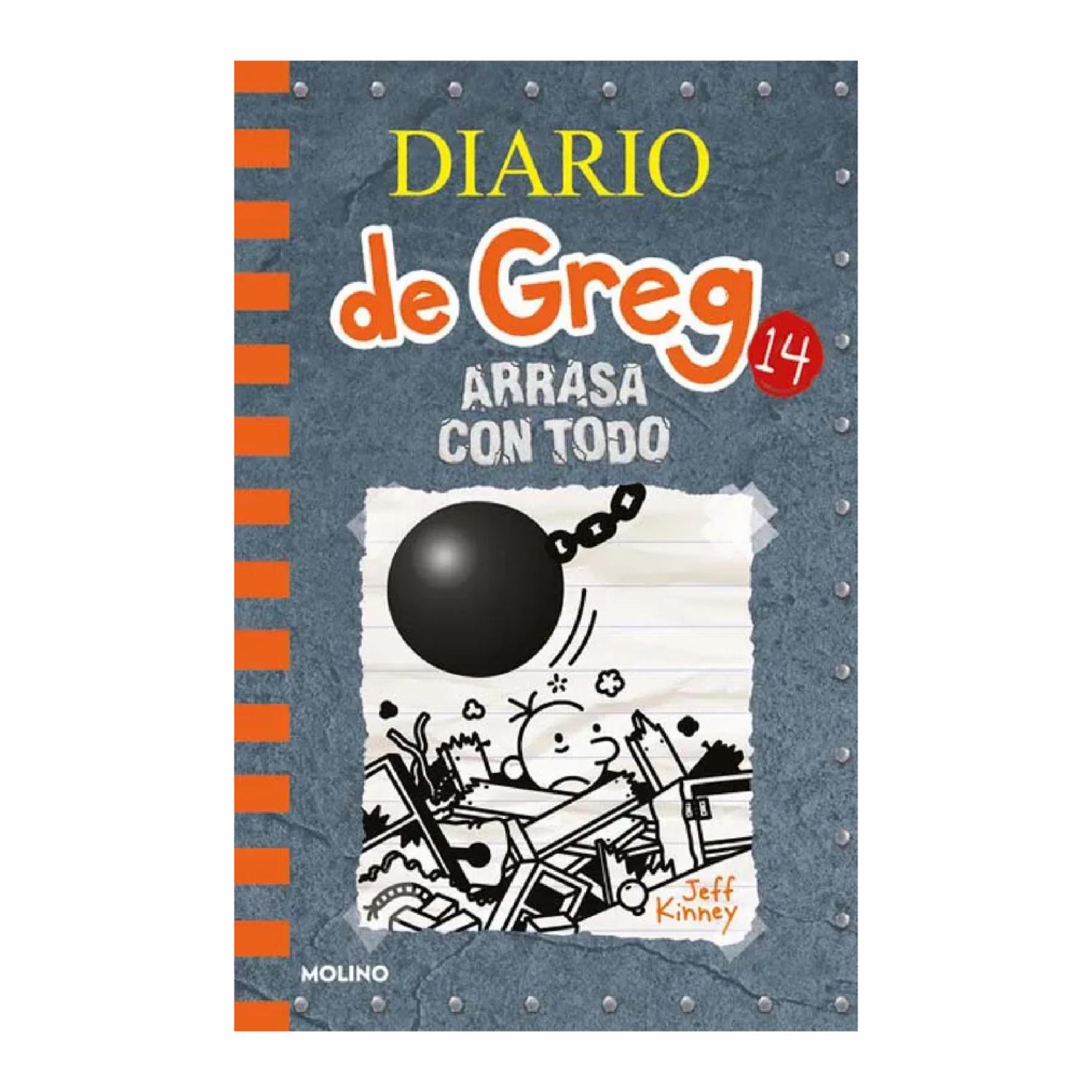Diario De Greg 14 Arrasa Con Todo Jeff Kinney MOLINO 224 Páginas
