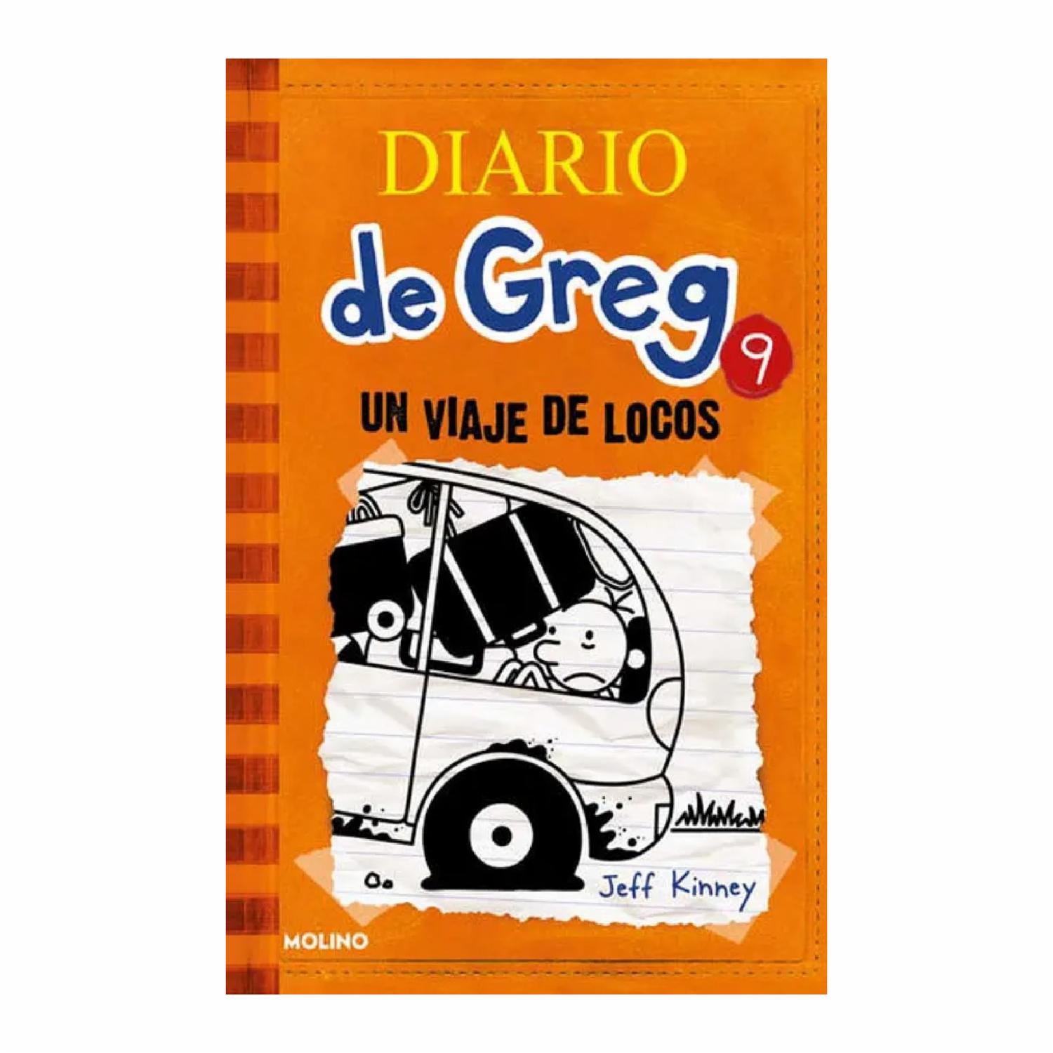 Diario De Greg 9 Un Viaje De Locos Jeff Kinney MOLINO 224 Páginas