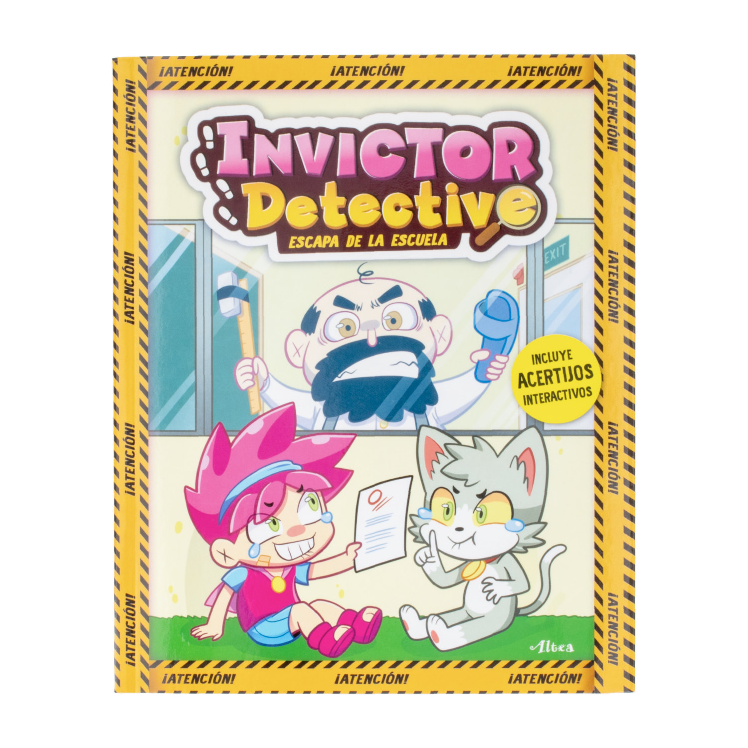 Libro Invictor Detective 2 Escapa De La Escuela MR.BOOKS 176 Páginas