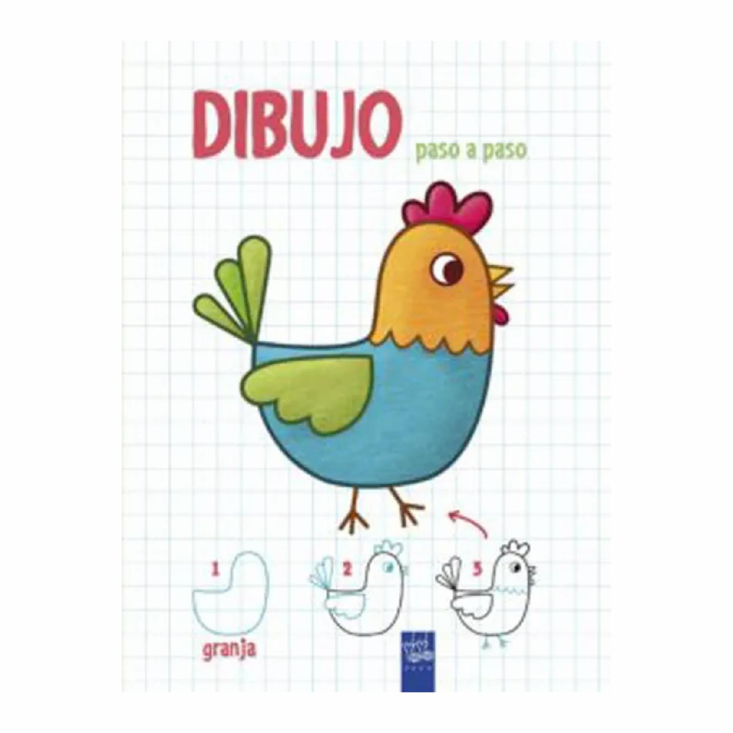 Libro Dibujo Paso A Paso Granja PLANETA 32 Páginas