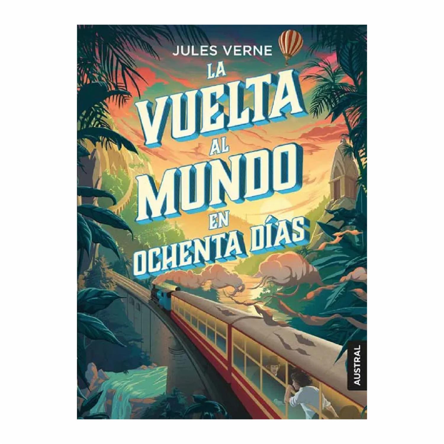La Vuelta Al Mundo En Ochenta Días Julio Verne MONTENA 384 Páginas