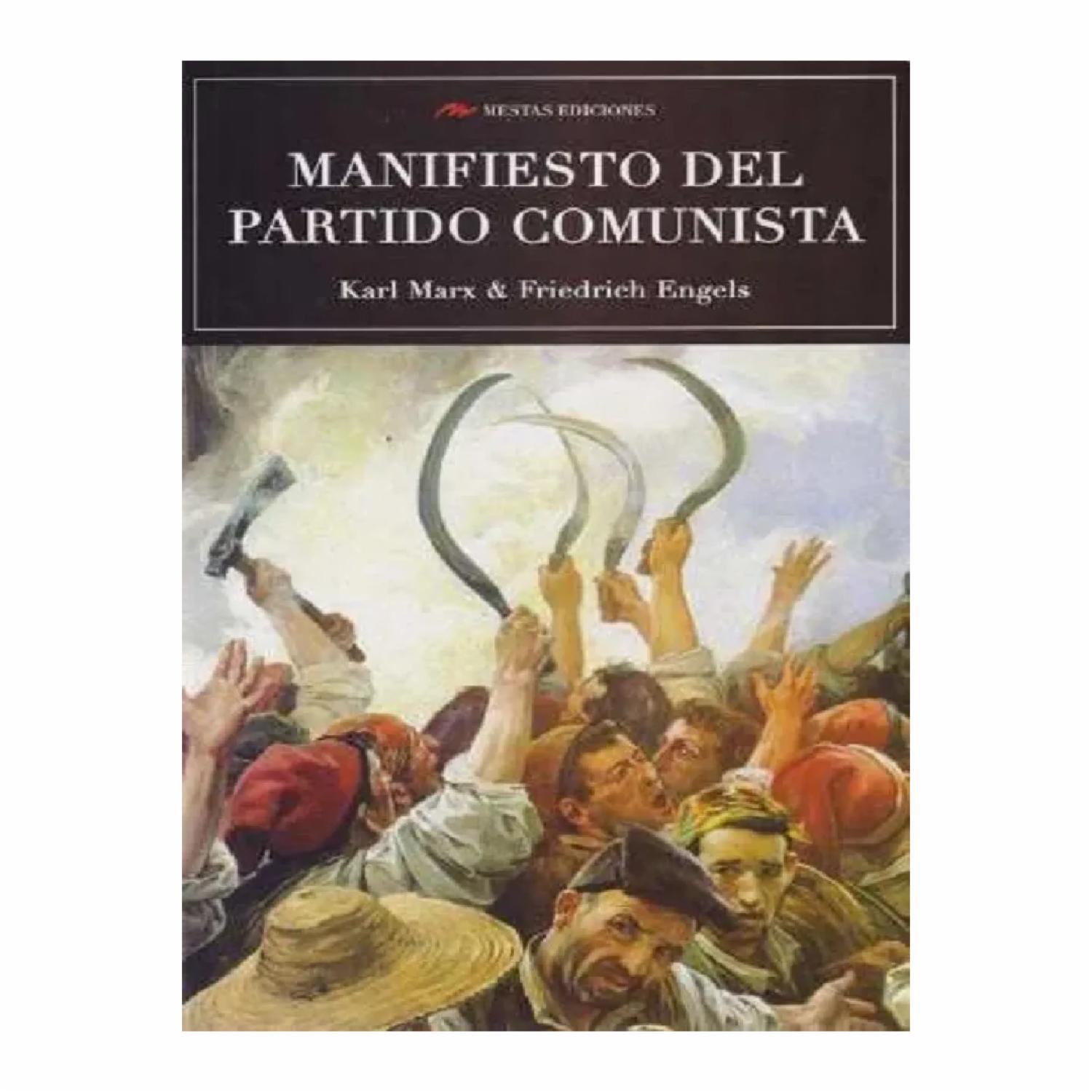 Libro Manifiesto Del Partido Comunista MESTAS 125 Páginas