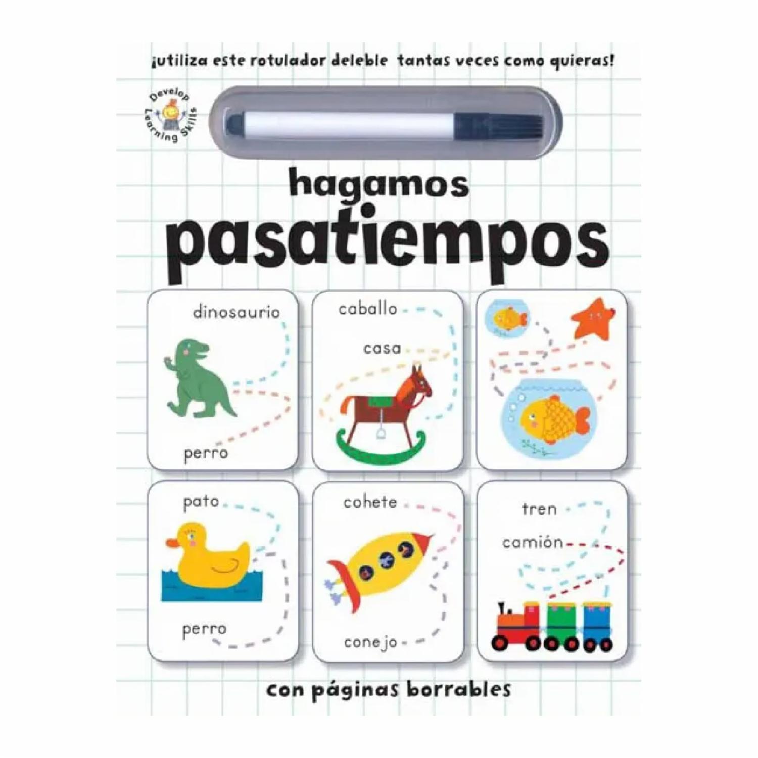 Libro Hagamos Pasatiempos SIRIO 36 Páginas