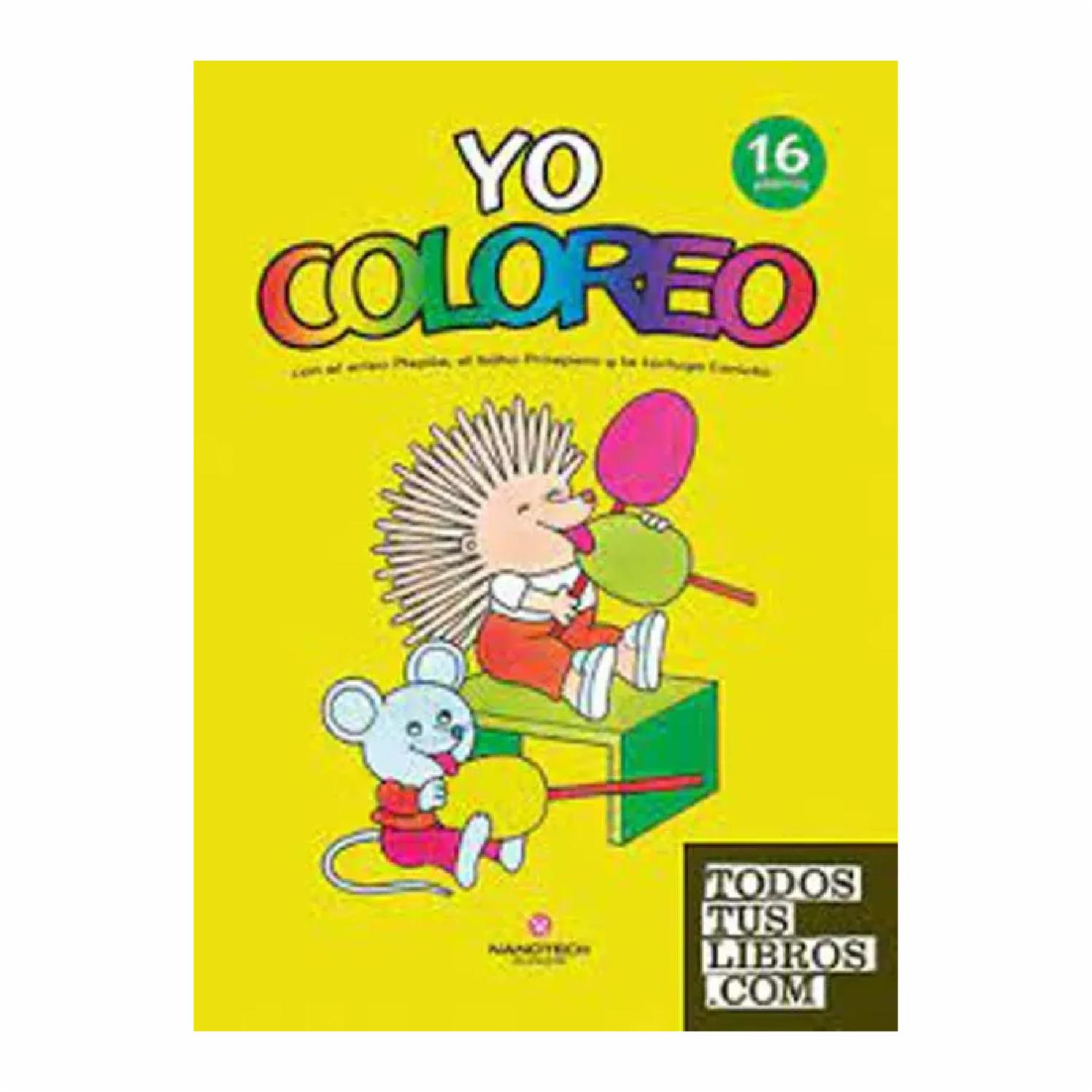 Libro Yo Coloreo Con Erizo Pipus EDITORIAL PLANETA COLOMBIA S.A 16 Páginas