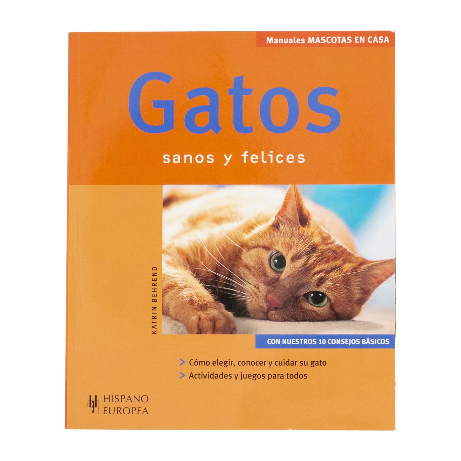 Libro Gatos HISPANO EUROPEA 63 Páginas