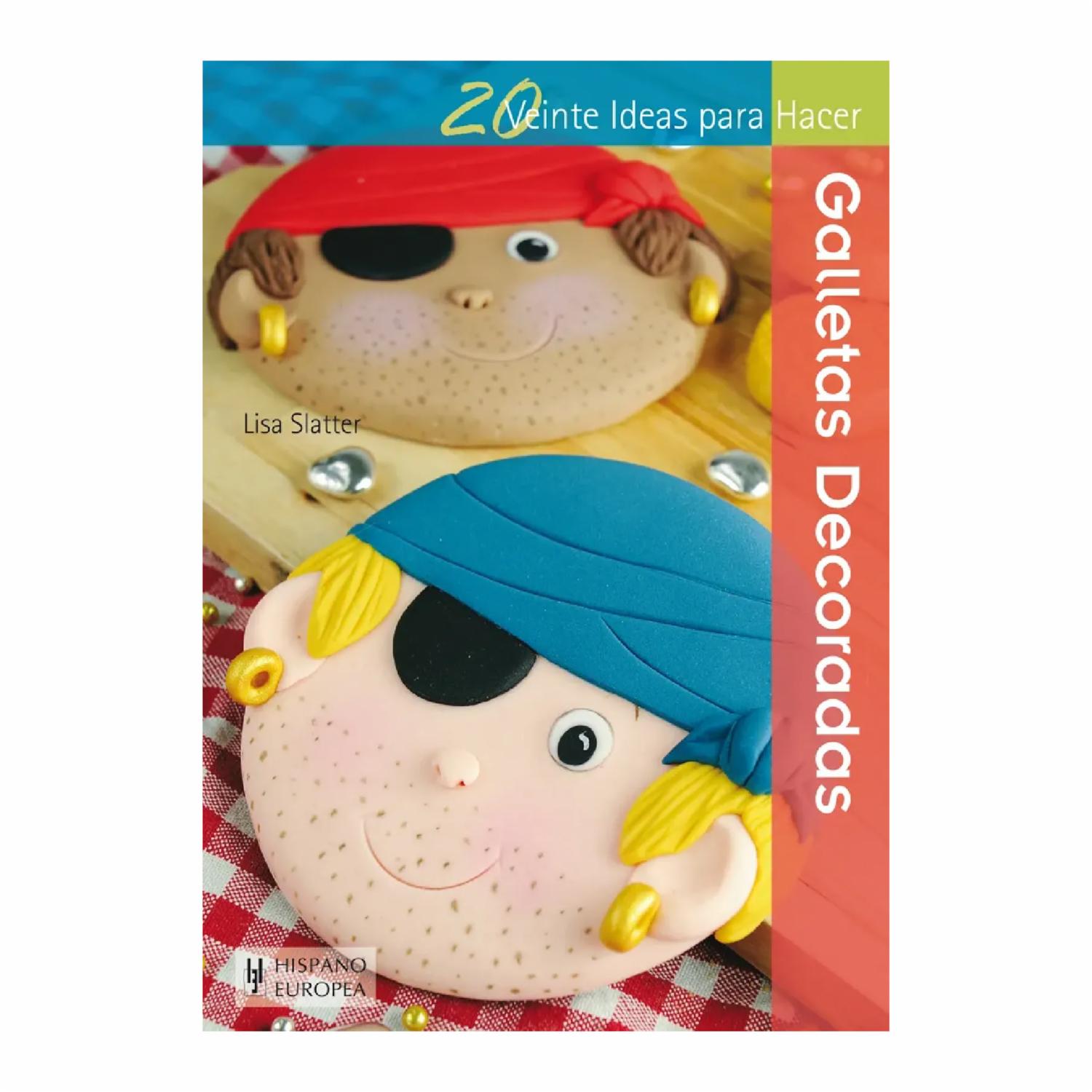 Libro 20 Veinte Ideas Para Hacer Galletas Decoradas MR.BOOKS 48 Páginas