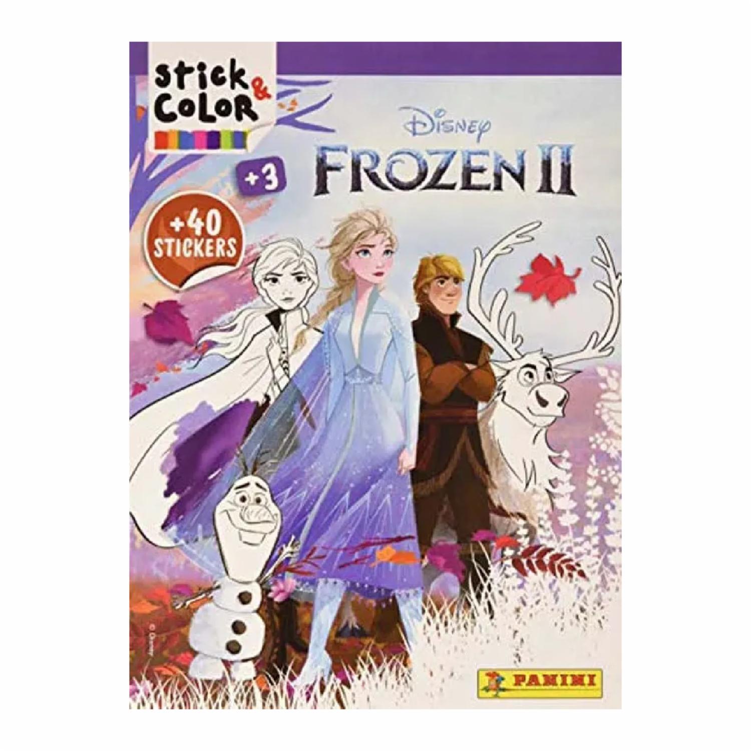 Libro Frozen – Stick&Color PANINI 25 Páginas