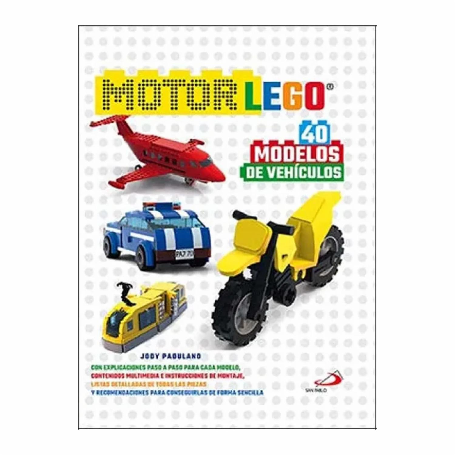 Libro Lego Motor – 40 Modelos De Vehículos – Ilustrado En Gran Formato SAN PABLO 208 Páginas