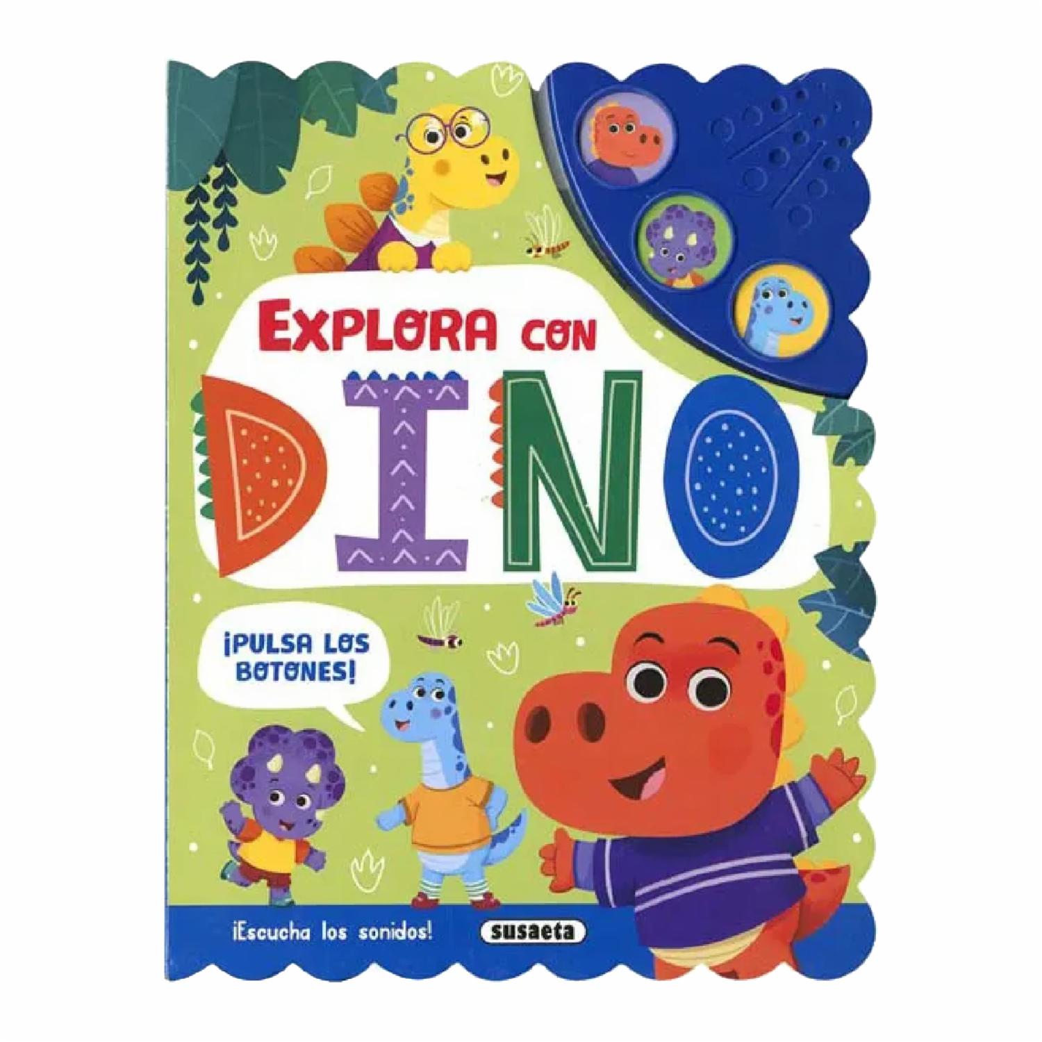 Libro Explora Con Dino Libro Musical SUSAETA 10 Páginas