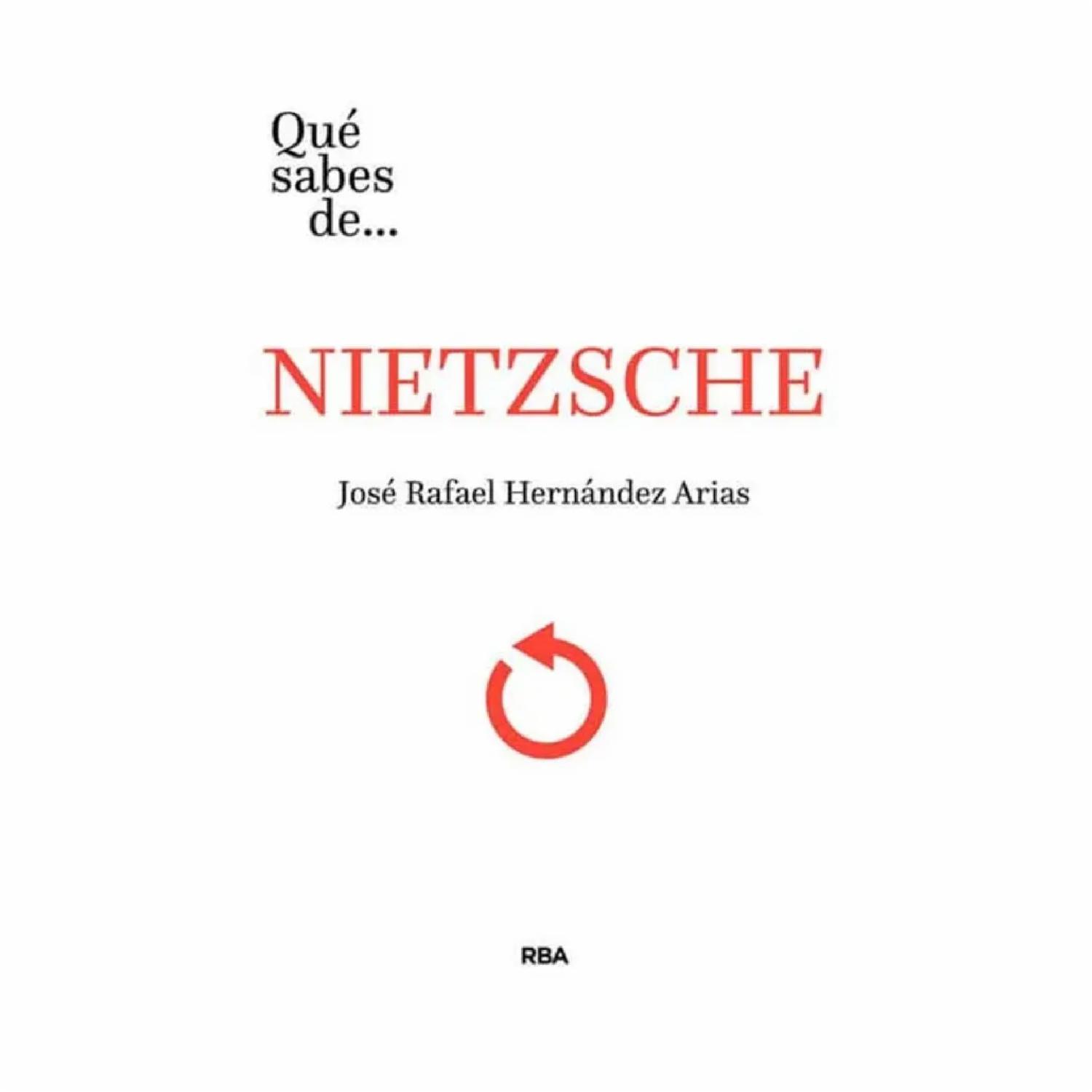 Libro Que Sabes De Nietzsch RBA 160 Páginas