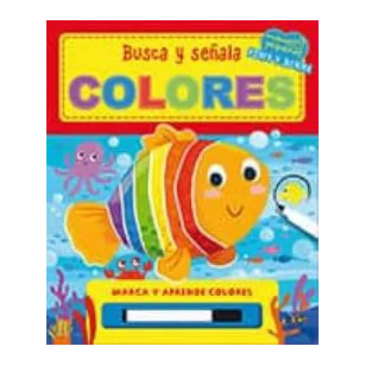 Libro Busca Y Señala Colores ESTUDIO DIDACTICO 12 Páginas