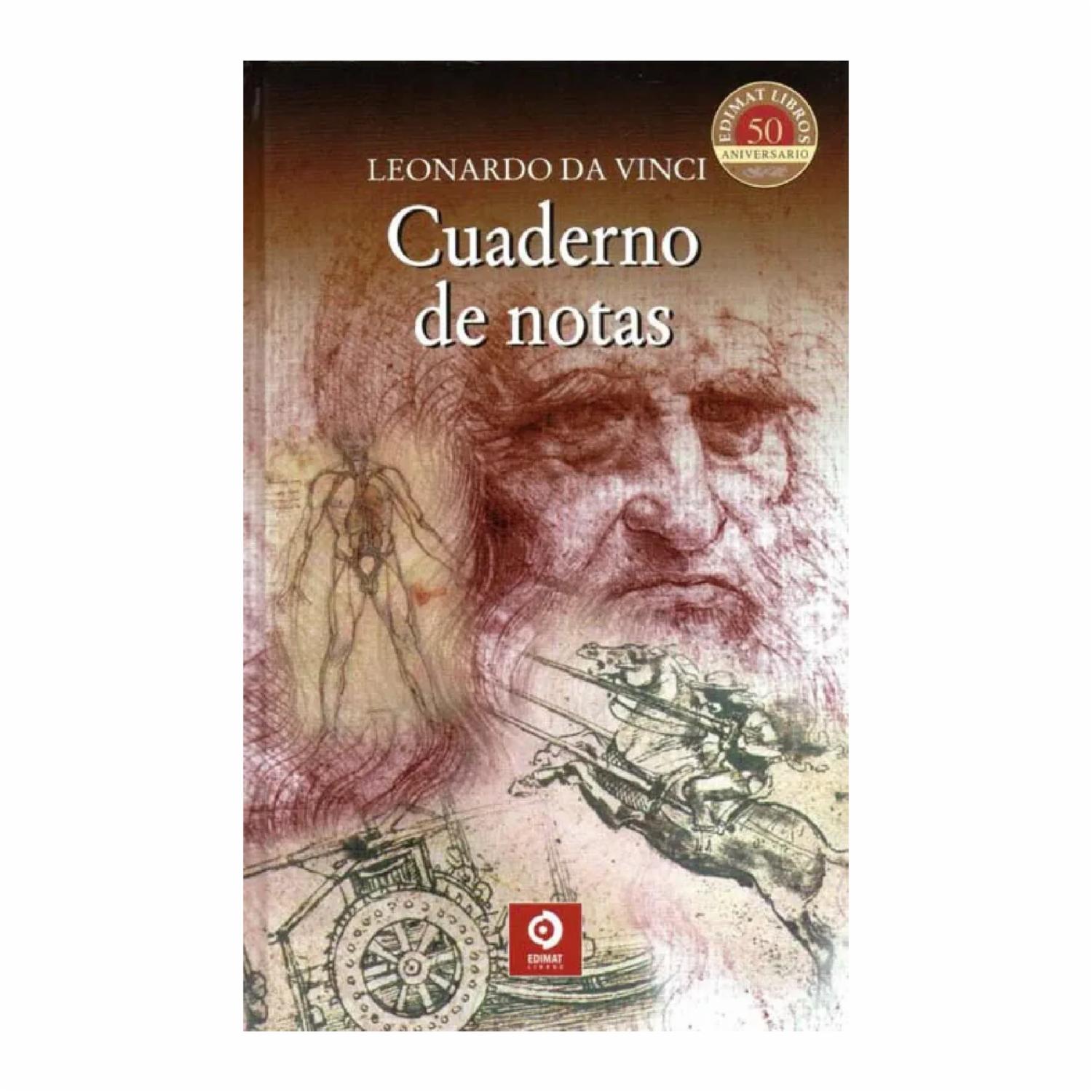 Cuaderno De Notas Leonardo Da Vinci EDIMAT 337 Páginas
