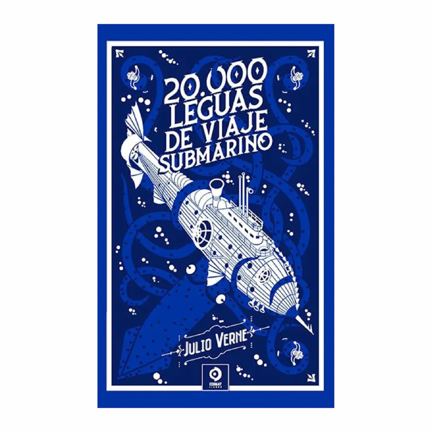 Libro Veinte Mil Leguas De Viaje Submarino EDIMAT 336 Páginas