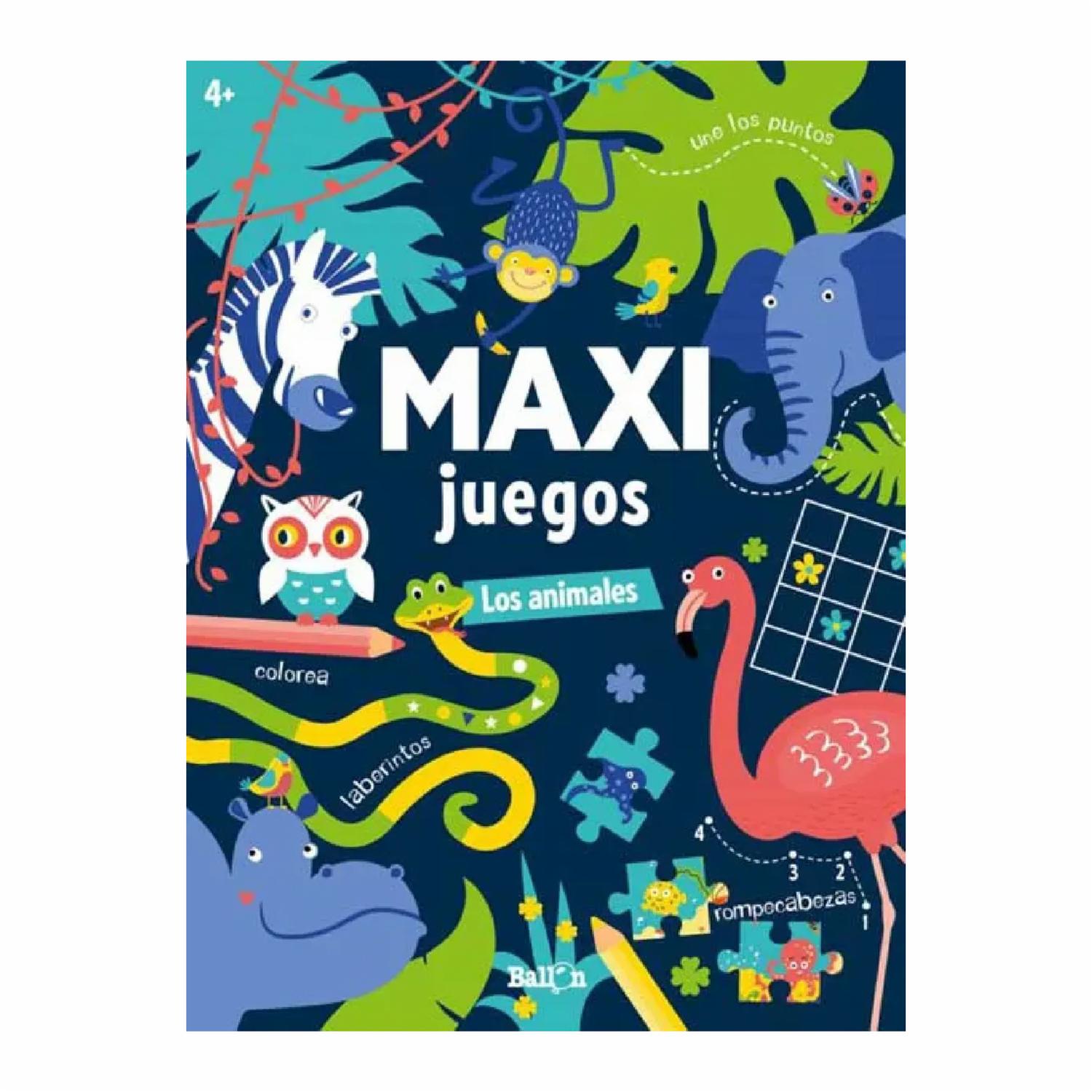 Libro Maxi Juegos Los Animales BALLON 100 Páginas