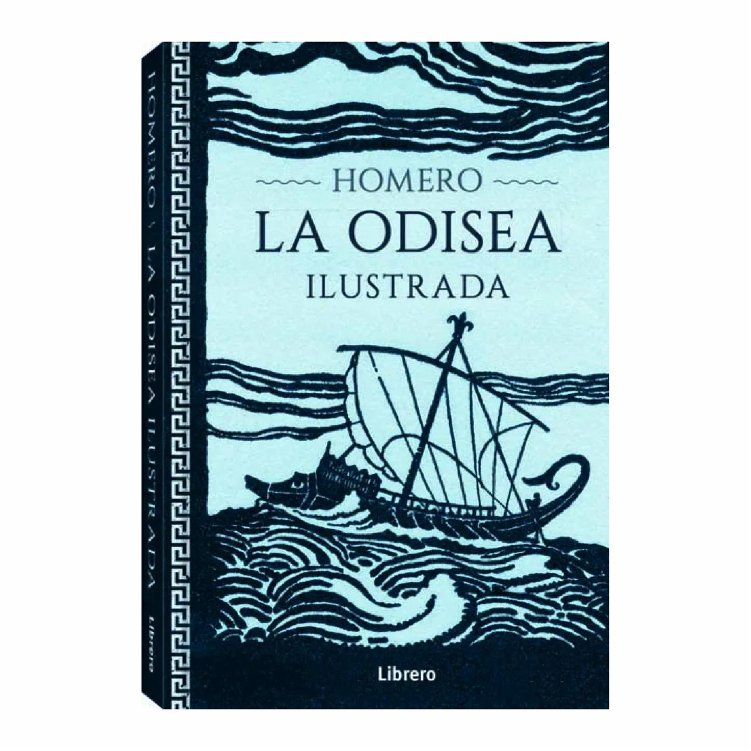 Libro La Odisea Ilustrada LIBRERO 341 Páginas