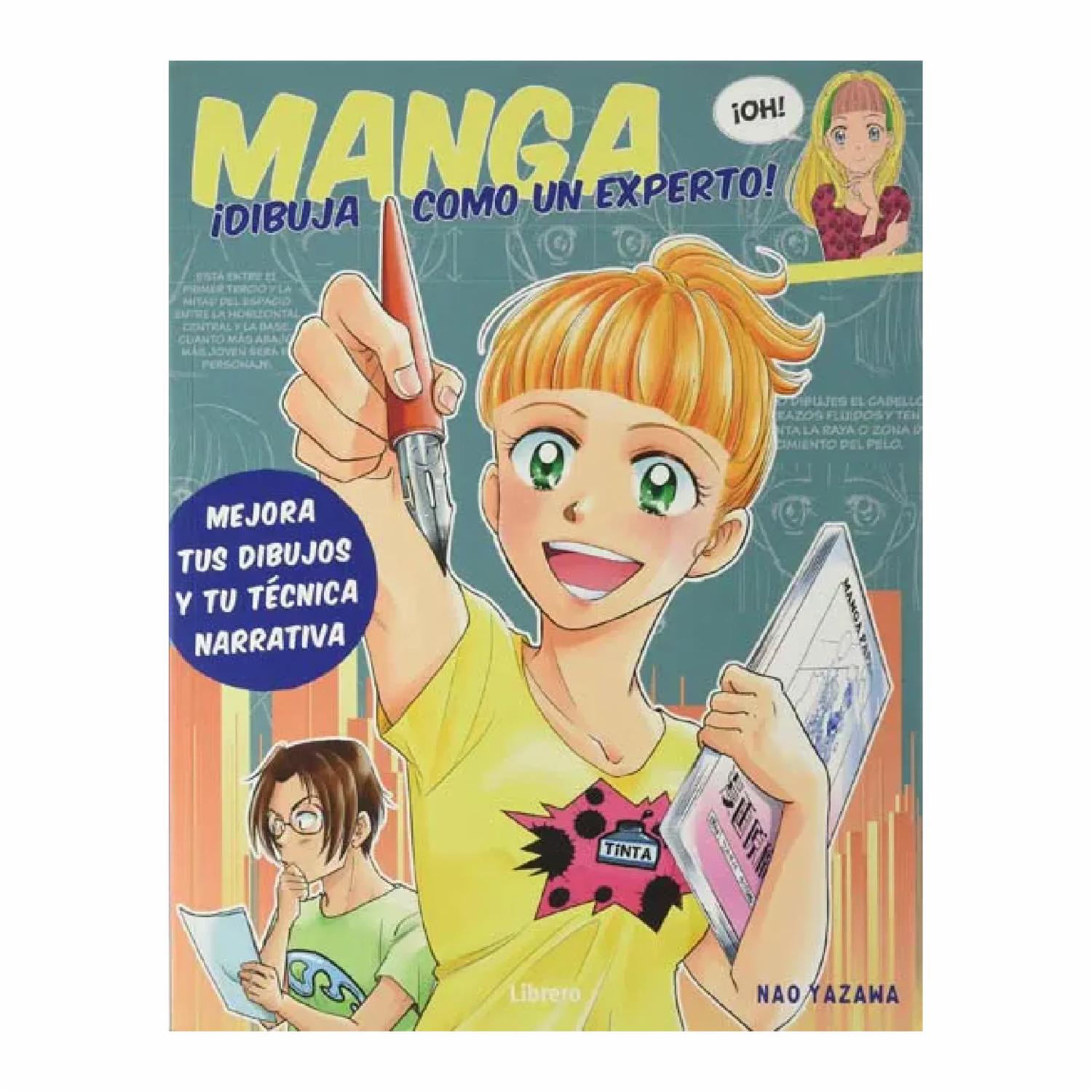 Libro De Humor Manga Dibuja Como Un Experto LIBRERO 144 Páginas