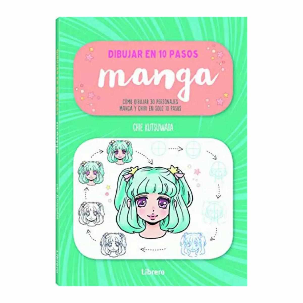 Libro Dibujar Manga En 10 Pasos EDEBE 128 Páginas