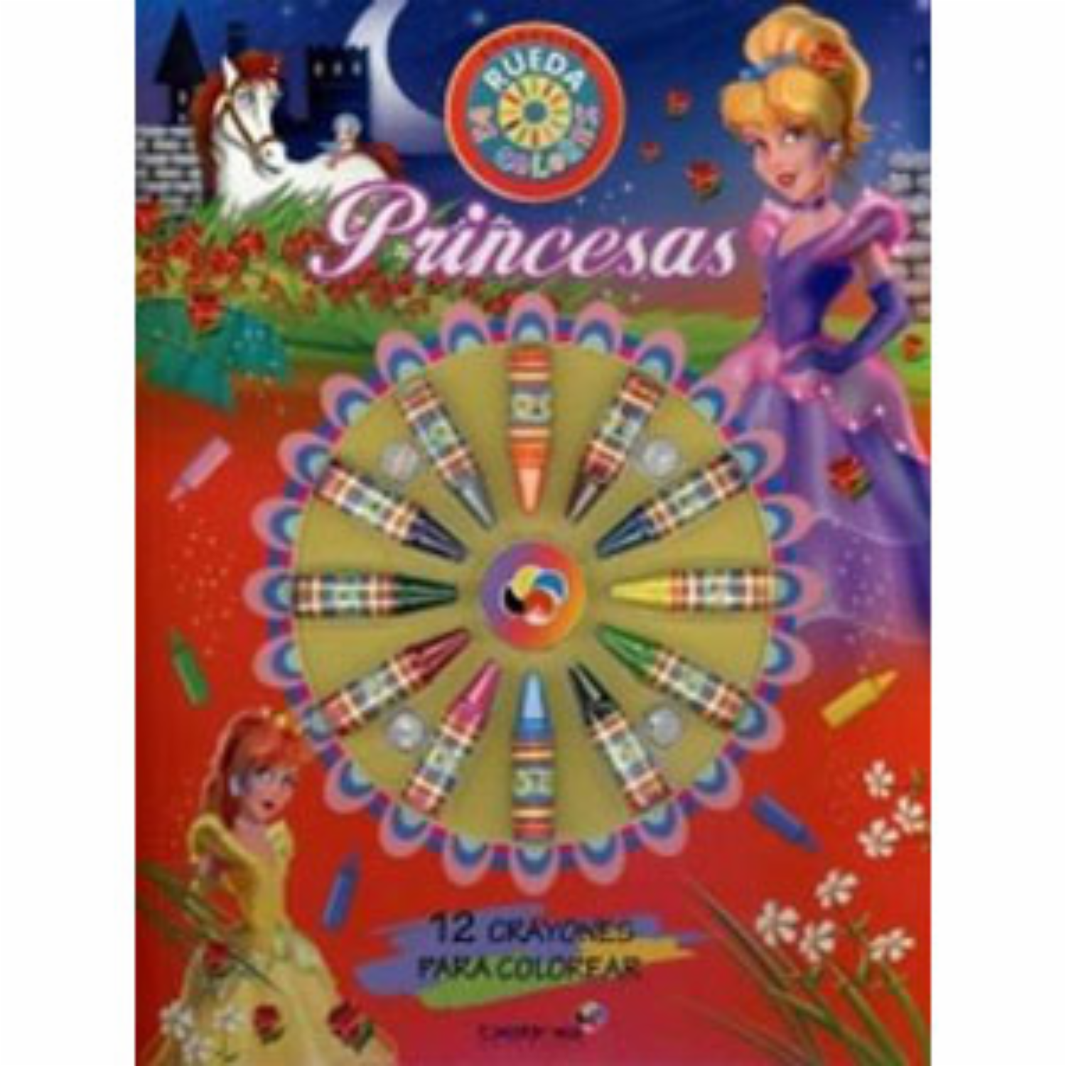 Libro Infantil Rueda De Colores: Princesas BETINA EDITORIAL 24 Páginas