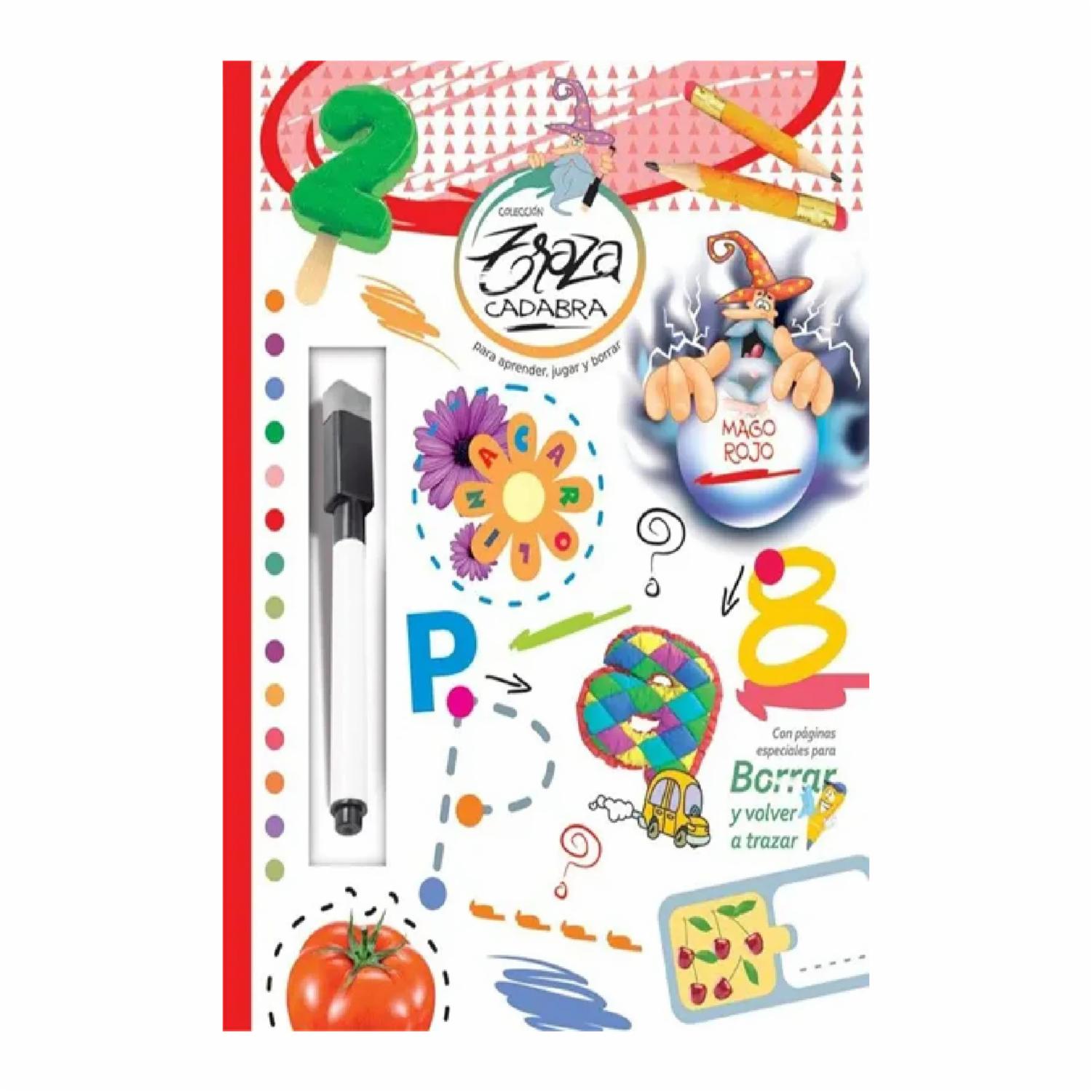 Libro Magigrafia Trazacadabras Rojo BETINA EDITORIAL 23 Páginas