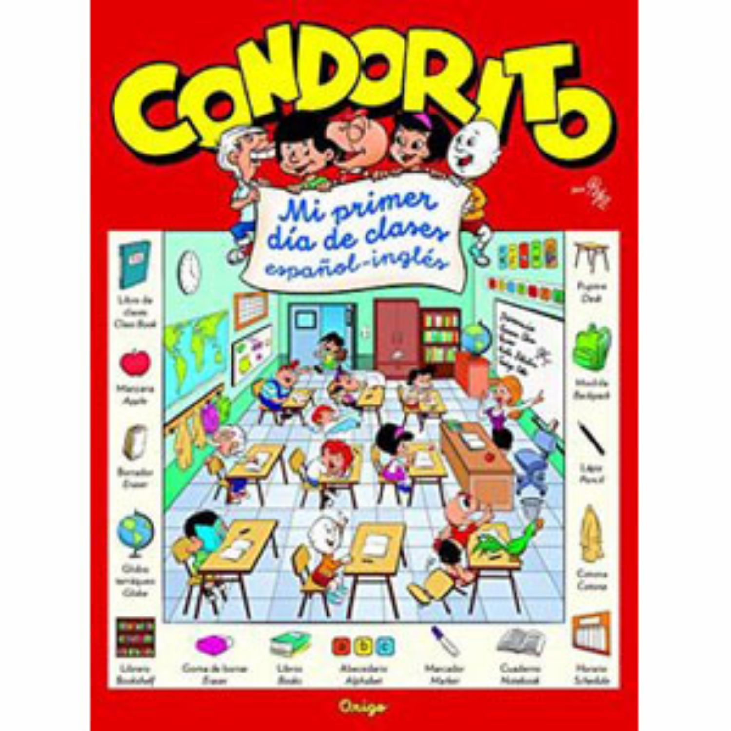 Condorito Mi Primer Dia De Clases Español – Ingles Comics ORIGO 12 Páginas