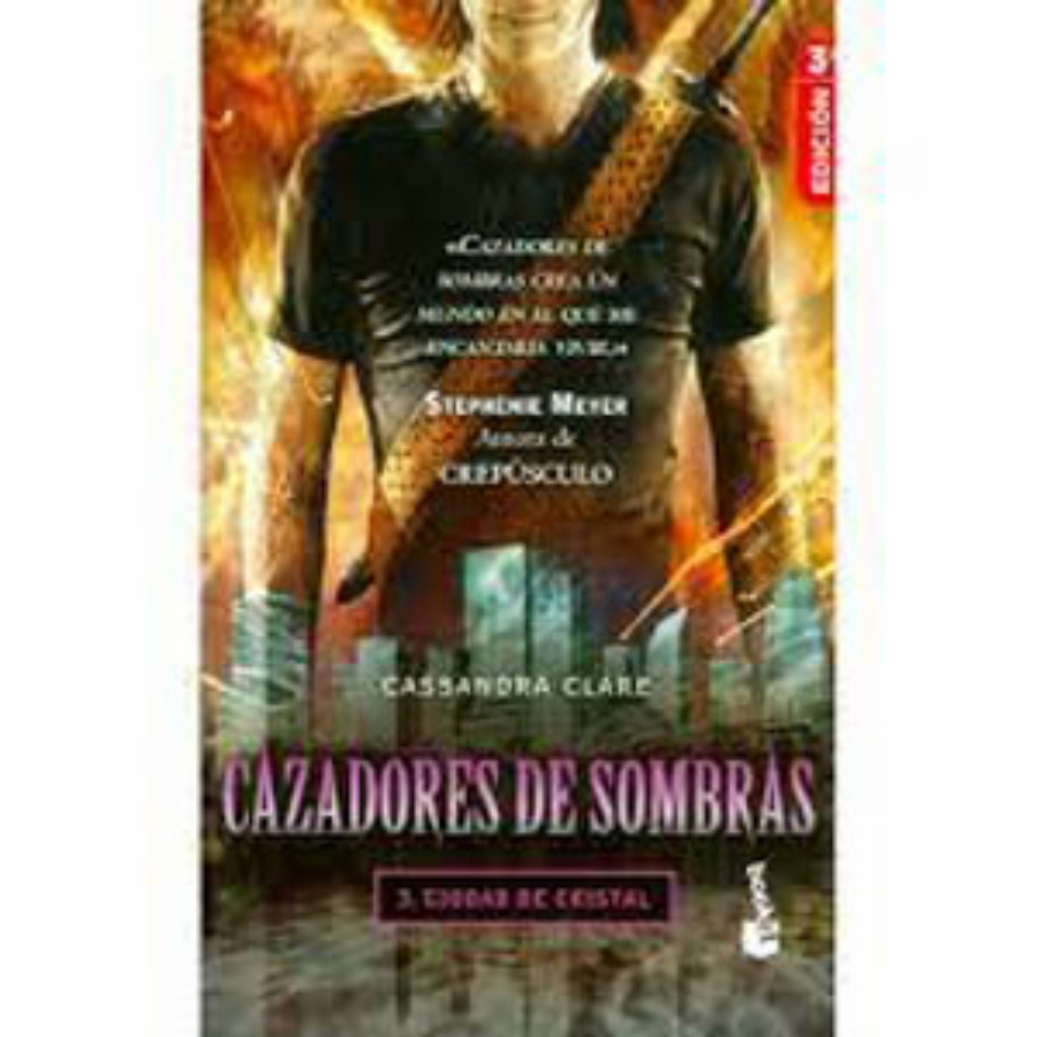 Libro Cazadores De Sombras 3 Cuidad De Cristal BOOKET 544 Páginas