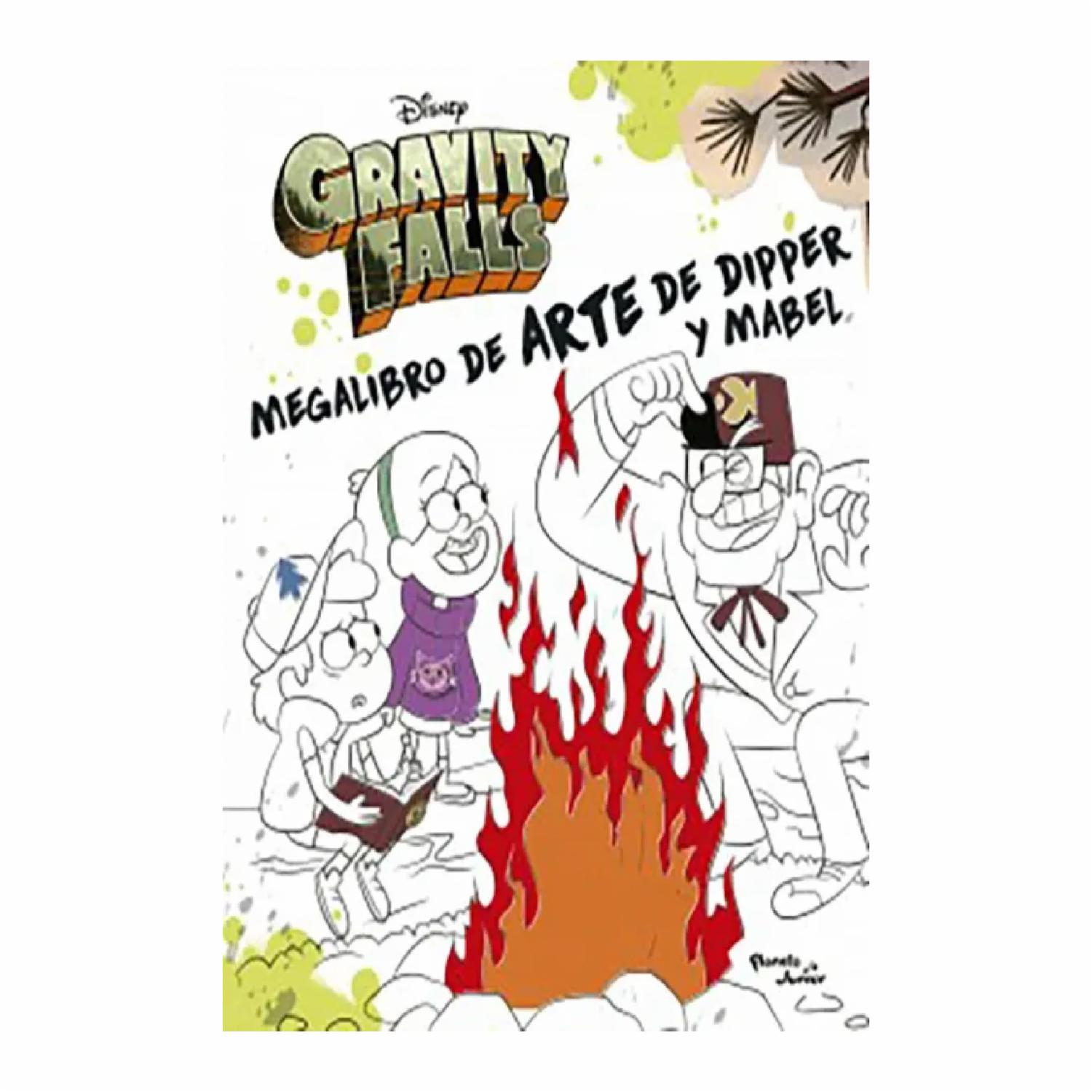 Gravity Falls Megalibro De Arte De Dipper Y Mable Disney PLANETA 96 Páginas