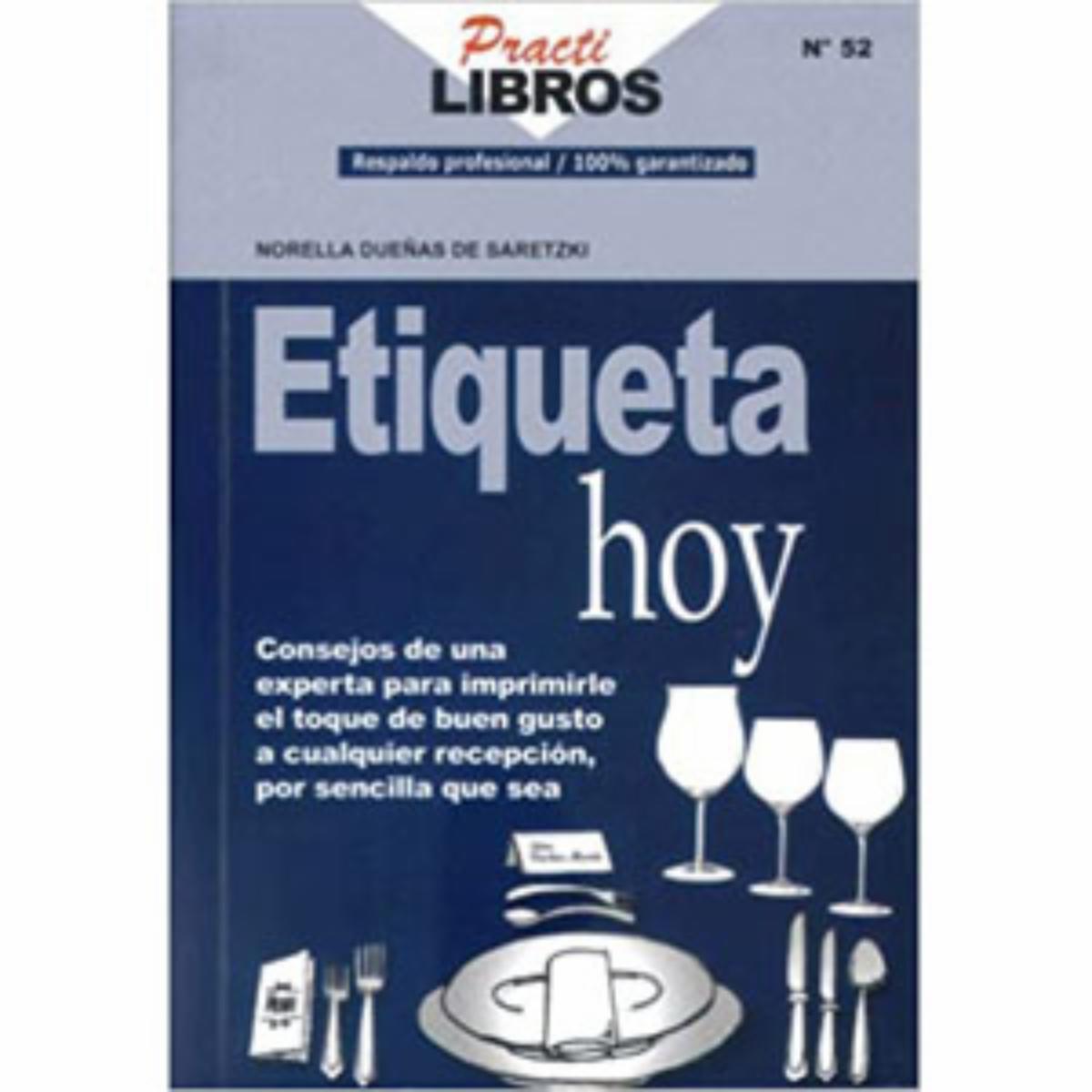 Libro Etiqueta Hoy MR.BOOKS 64 Páginas