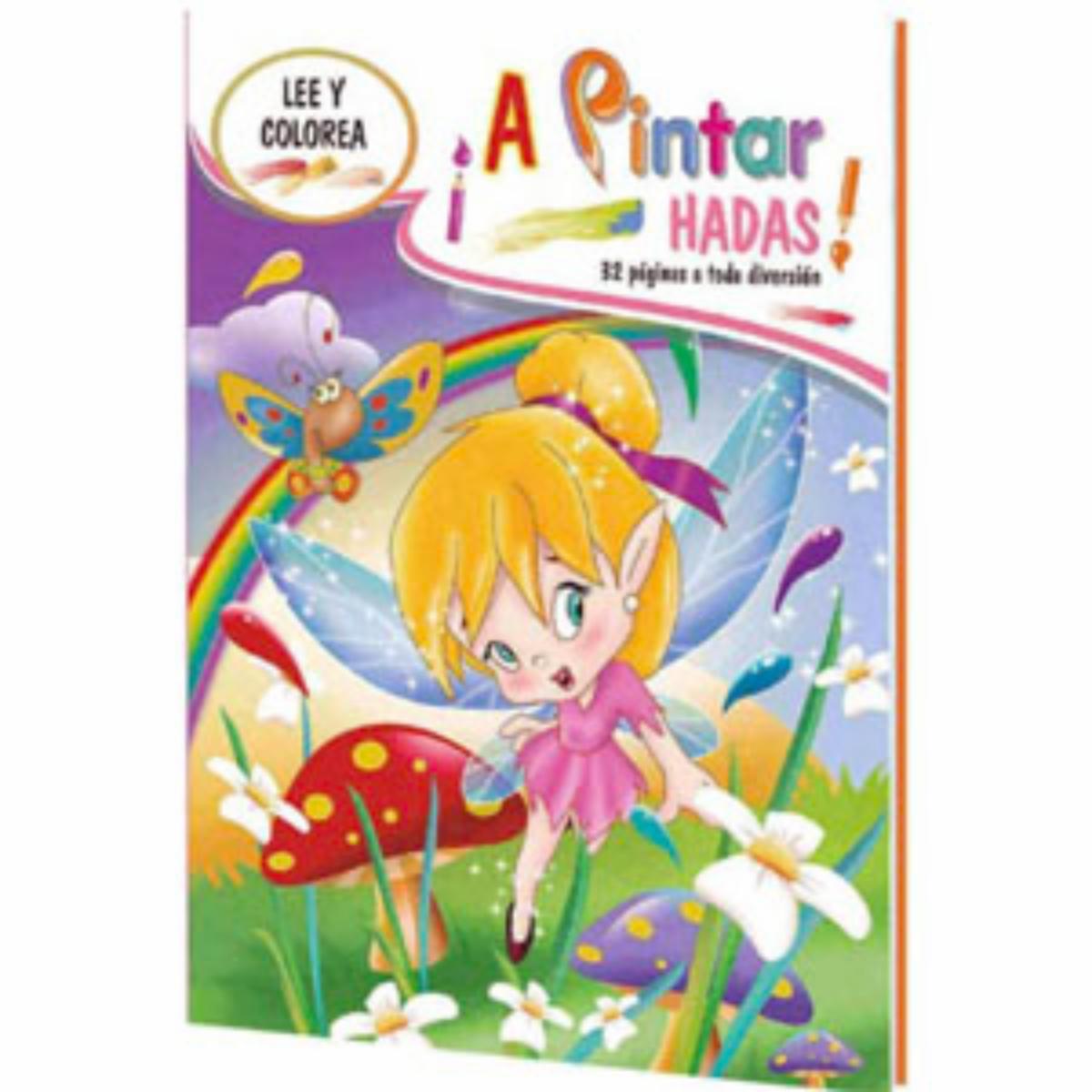 Libro A Jugar Con Hadas(Lee Y Colorea) BEASCOA 32 Páginas